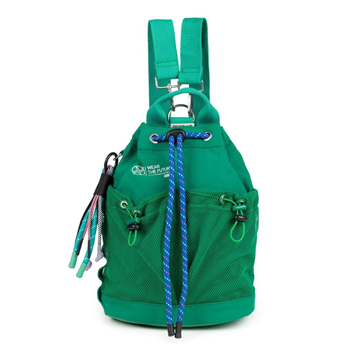 Mochila Adulto Deep Recycled Drawstring Backpack C/Green Munich - Negro Negro-1