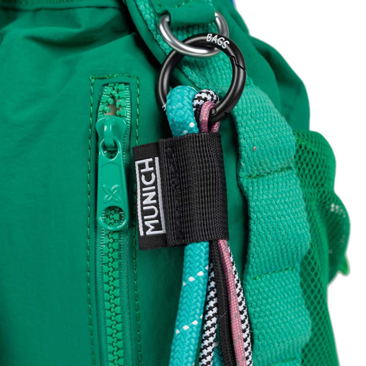 Mochila Adulto Deep Recycled Drawstring Backpack C/Green Munich - Negro Negro-3