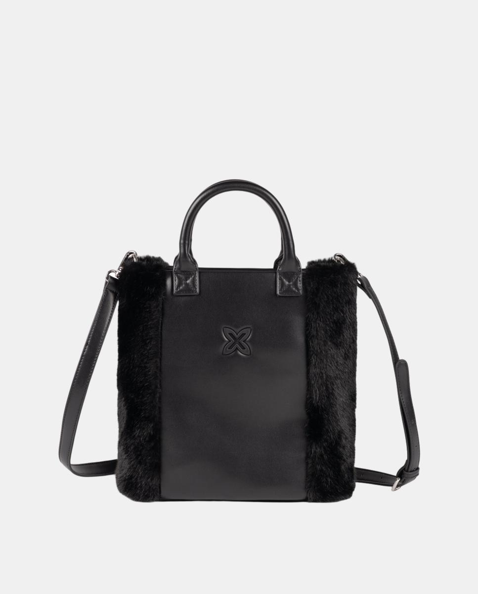 Imagen 0 de Bolso de casual de mujer FUR TOTE BLACK MUNICH Negro