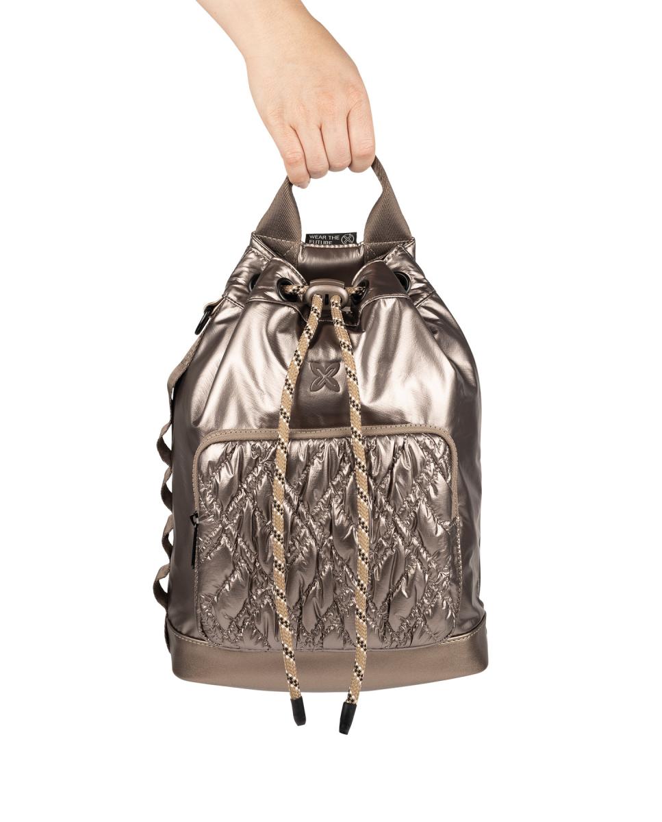 Bolso de casual de mujer DEEP BUCKET CHAMPAGNE MUNICH - Beige Beige-5