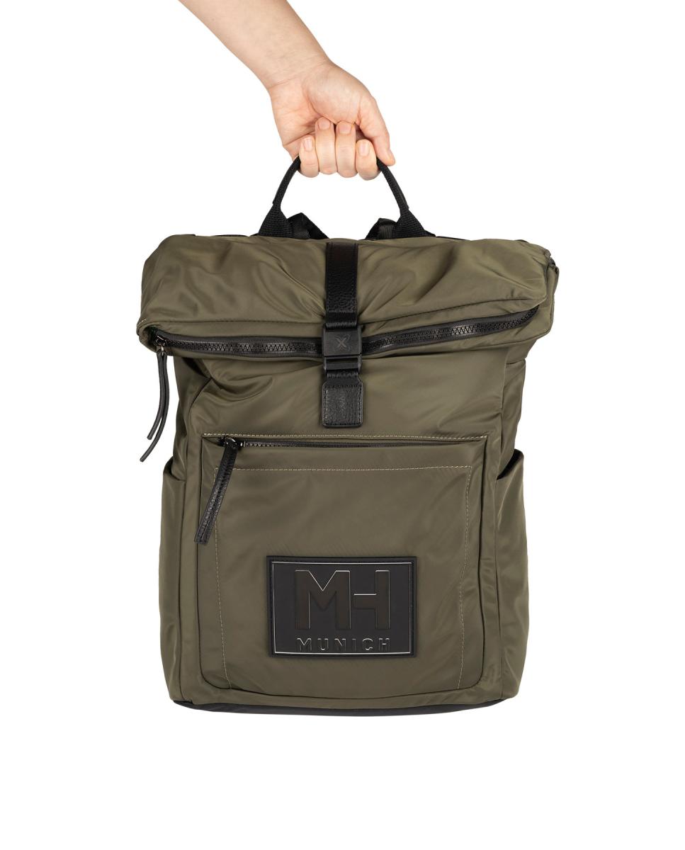 Bolso de casual de mujer IRIS BACKPACK KHAKI MUNICH - Caqui Caqui-5