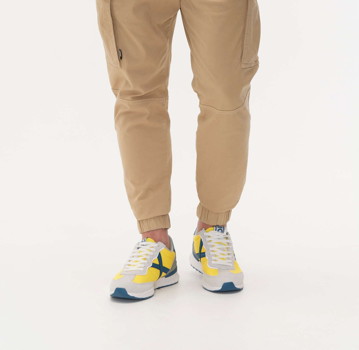 Pantalón de hombre Cargo Explore Munich - Beige Beige-4