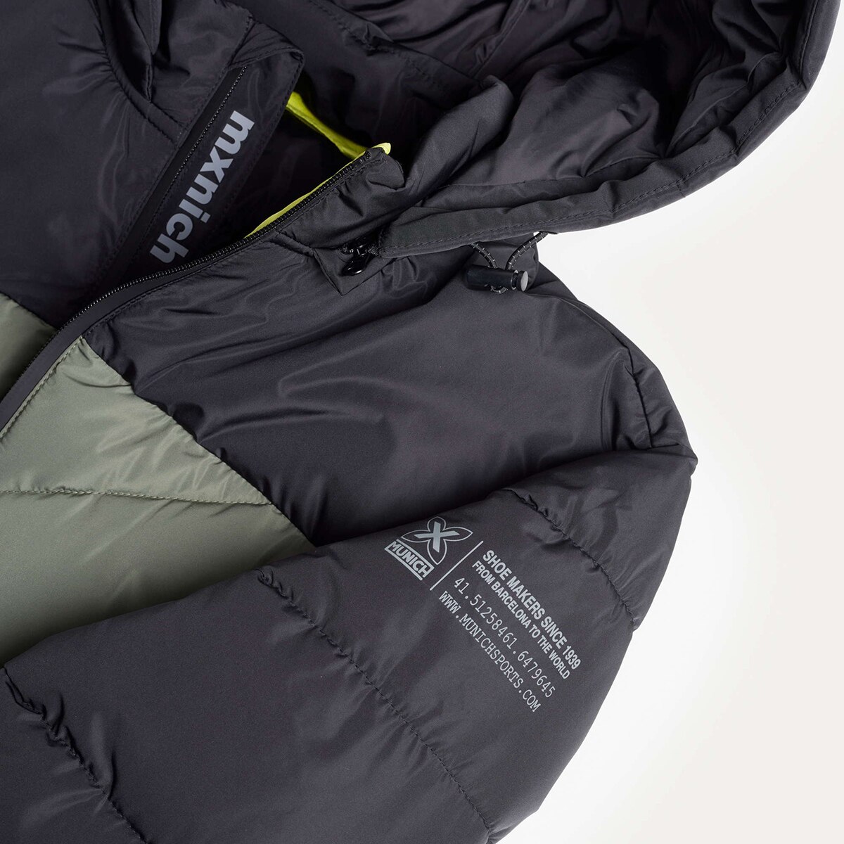 Chaqueta de Hombre puffer cloud Munich - Negro Negro-3