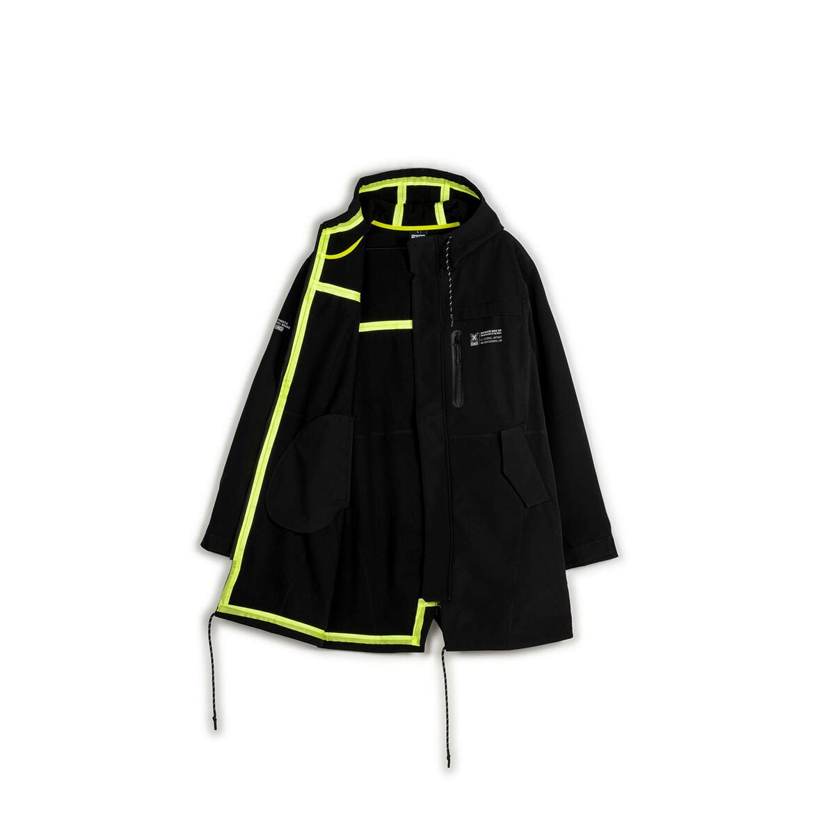 Chaqueta de Hombre parka rain black Munich - Negro Negro-3