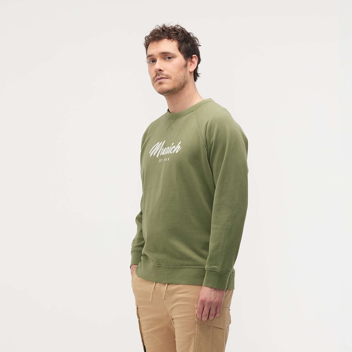 Sudadera de Hombre sweatshirt stanley Munich - Natural Natural-1