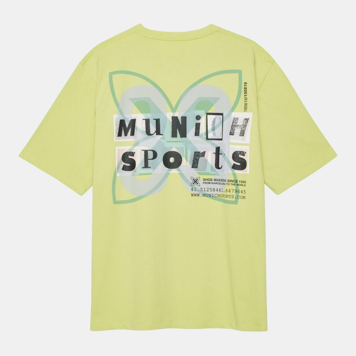 Camiseta de casual de hombre lime MUNICH - Amarillo claro Amarillo claro-2