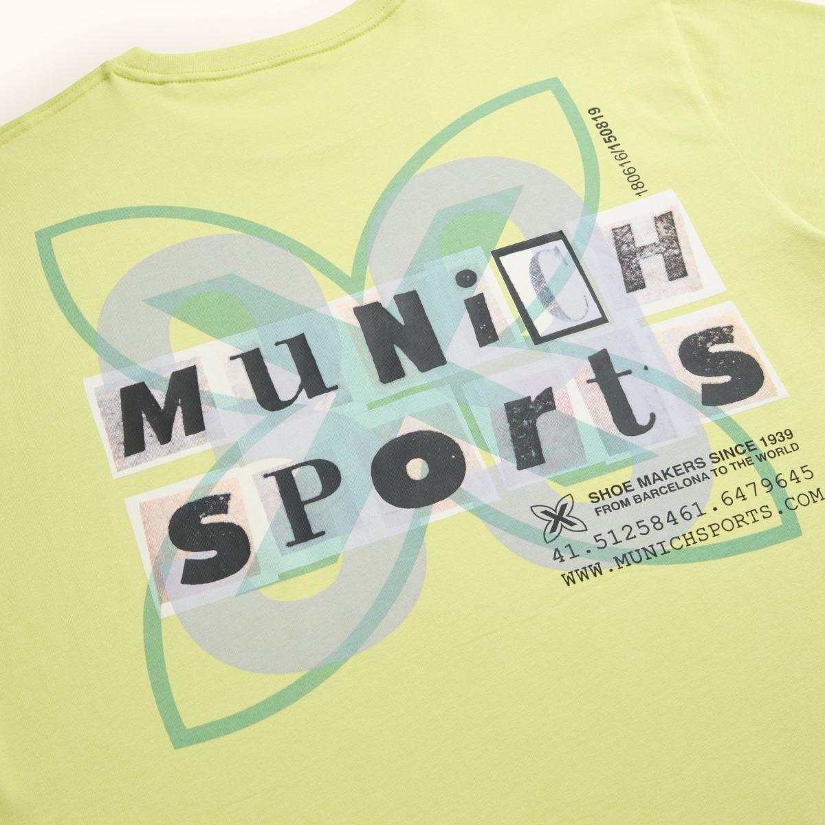 Camiseta de casual de hombre lime MUNICH - Amarillo claro Amarillo claro-5