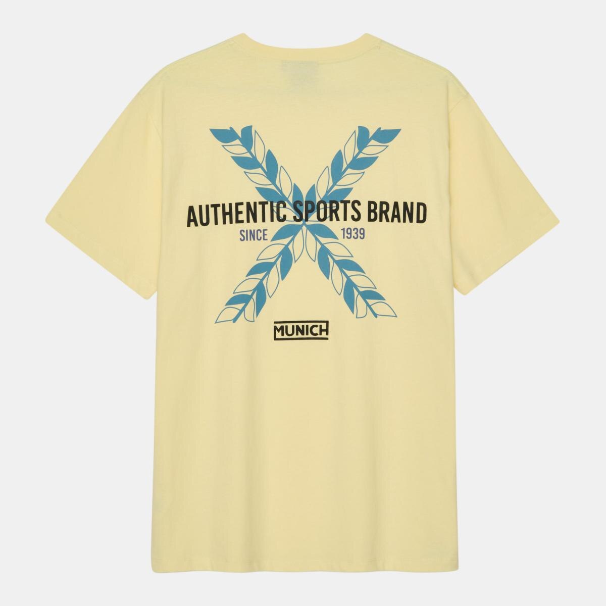 Camiseta de casual de hombre larry vainilla MUNICH - Amarillo claro Amarillo claro-2