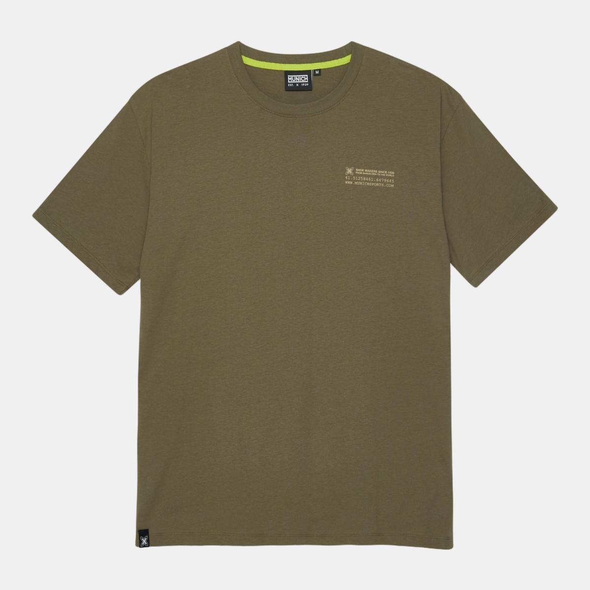 Imagen 0 de Camiseta de casual de hombre jack khaki MUNICH Caqui