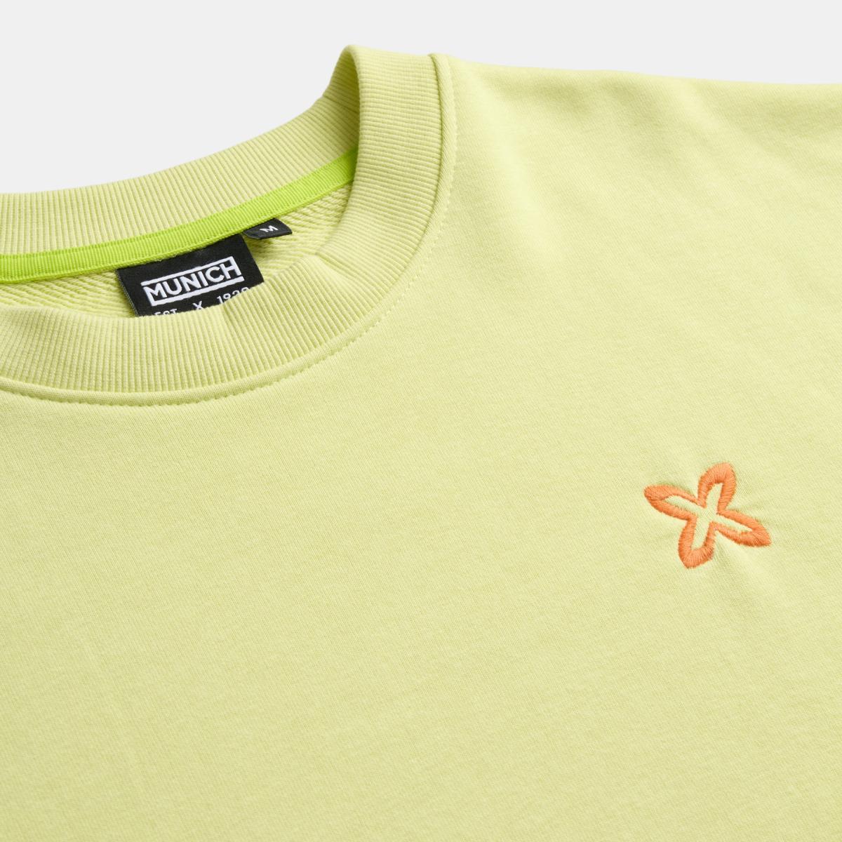 Sudadera de casual de hombre lifestyle luke sun MUNICH - Amarillo claro Amarillo claro-3