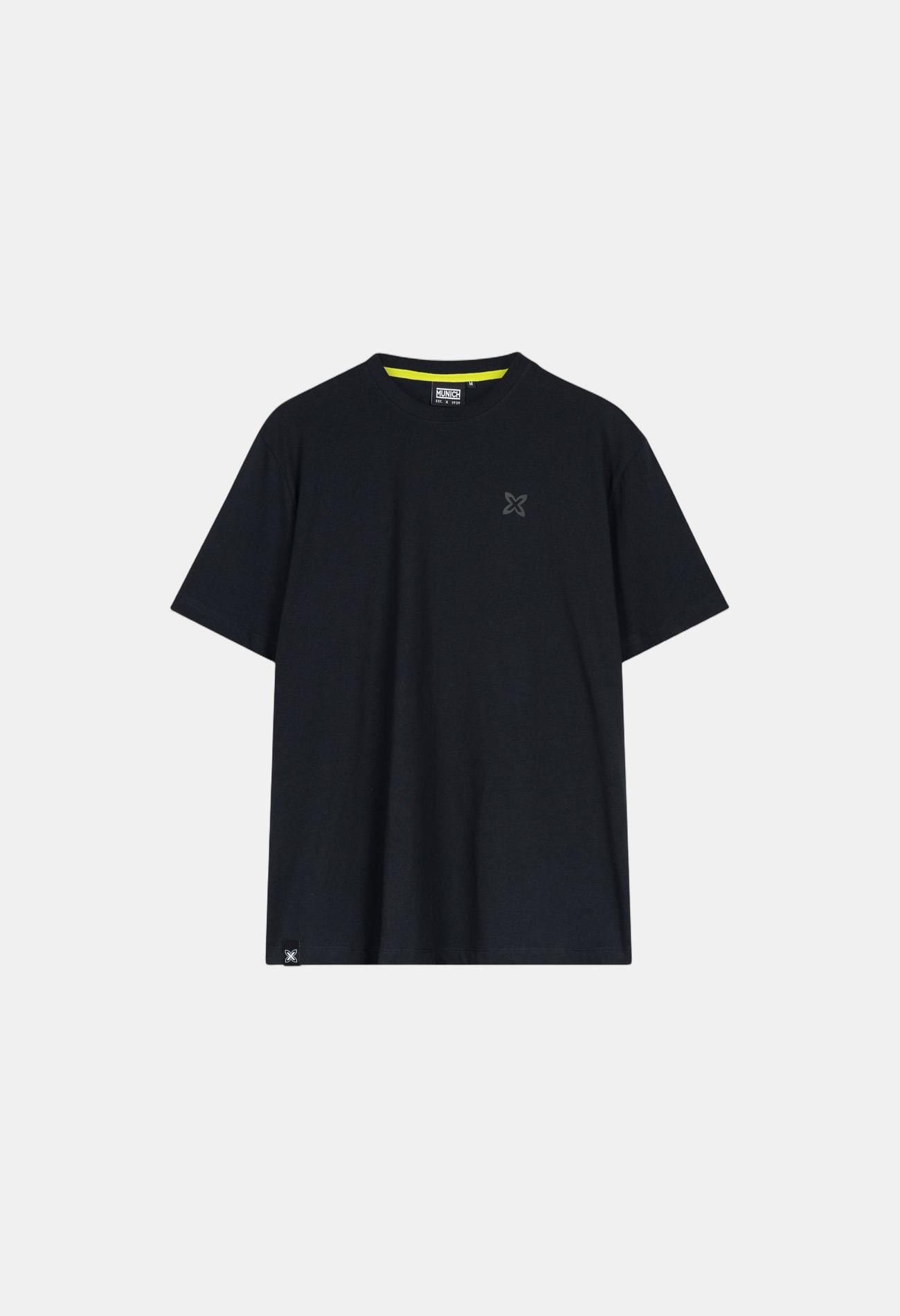 Imagen 0 de Camiseta de casual de hombre black MUNICH Negro