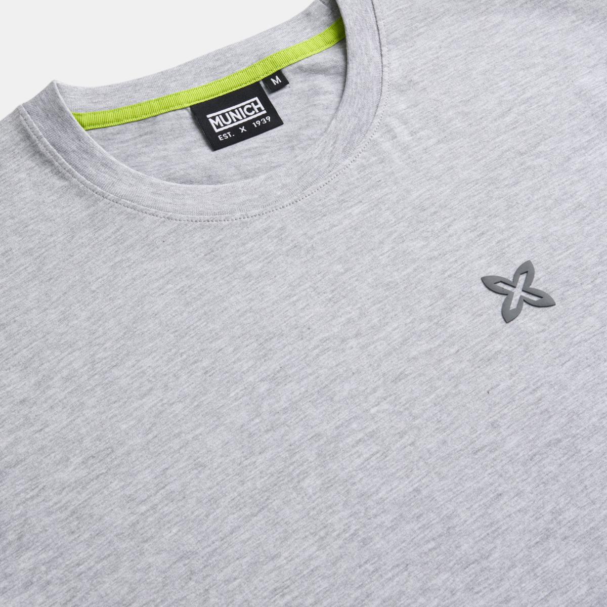 Imagen 3 de Camiseta de casual de hombre grey melange MUNICH - Gris Gris