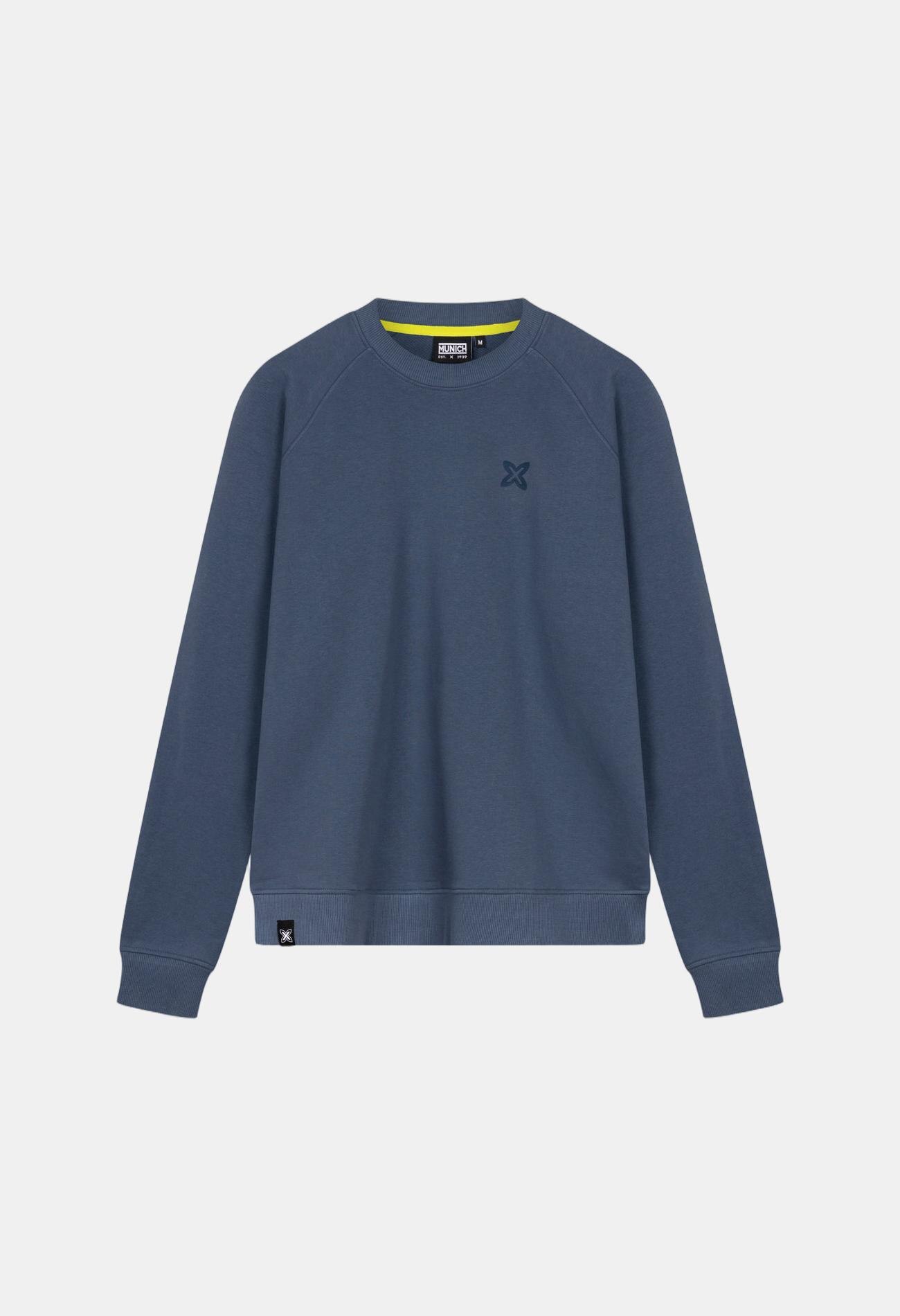 Sudadera de casual de hombre essentials navy MUNICH - Azul Azul-1