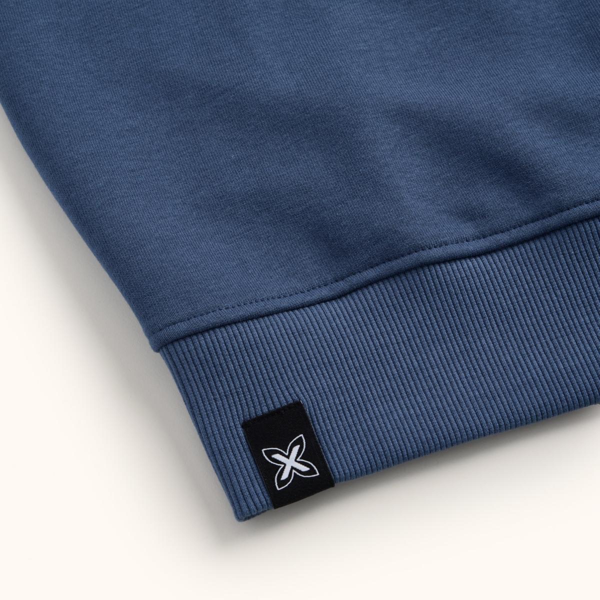 Sudadera de casual de hombre essentials navy MUNICH - Azul Azul-4