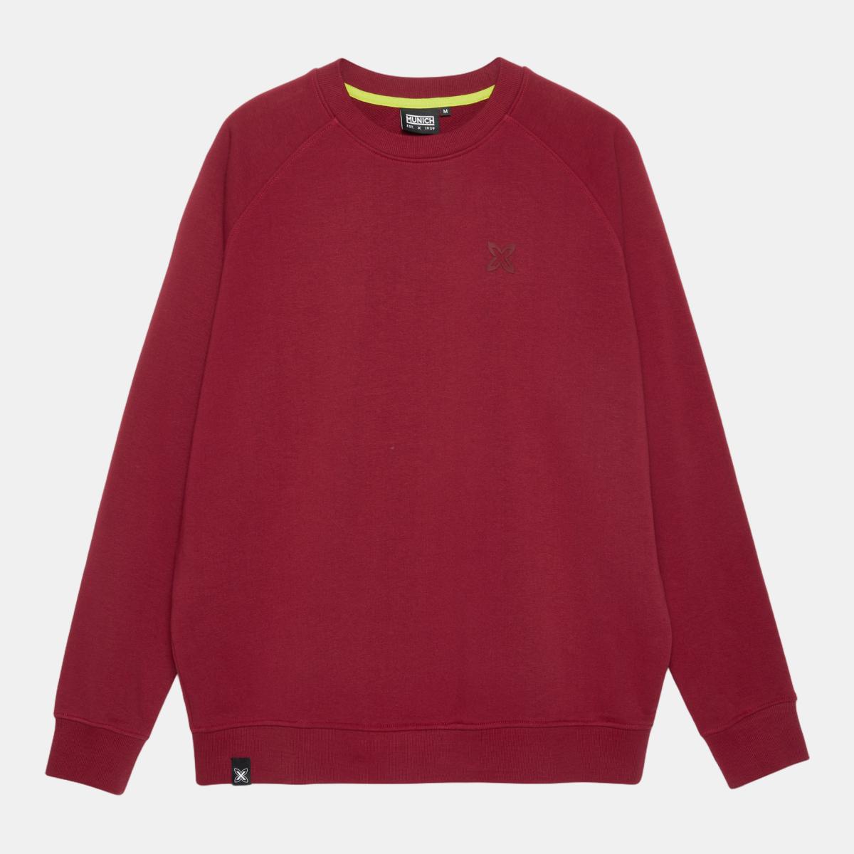 Munich - Sudadera de casual de hombre essentials wine MUNICH.