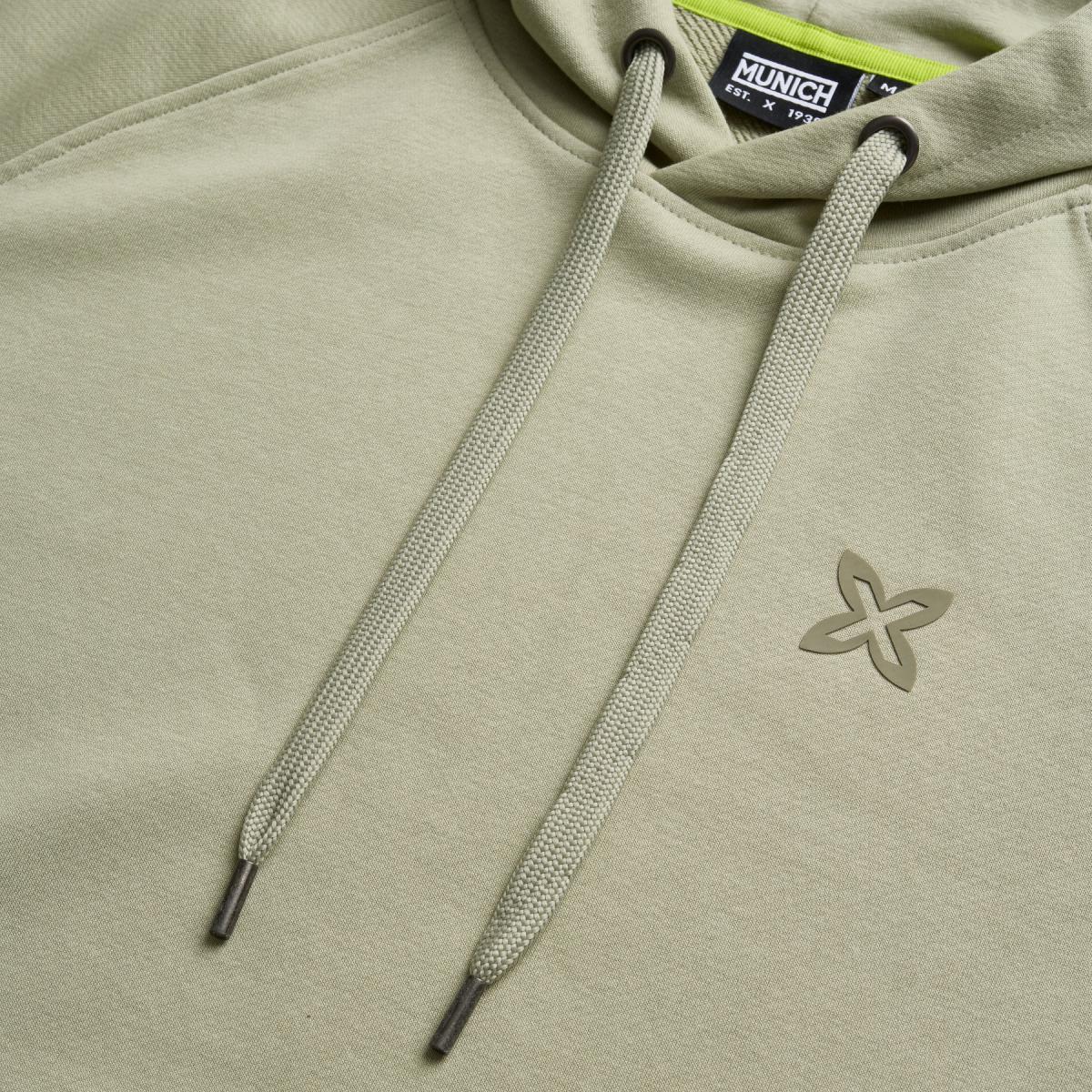Sudadera de casual de hombre essentials hoodie khaki MUNICH - Caqui Caqui-3
