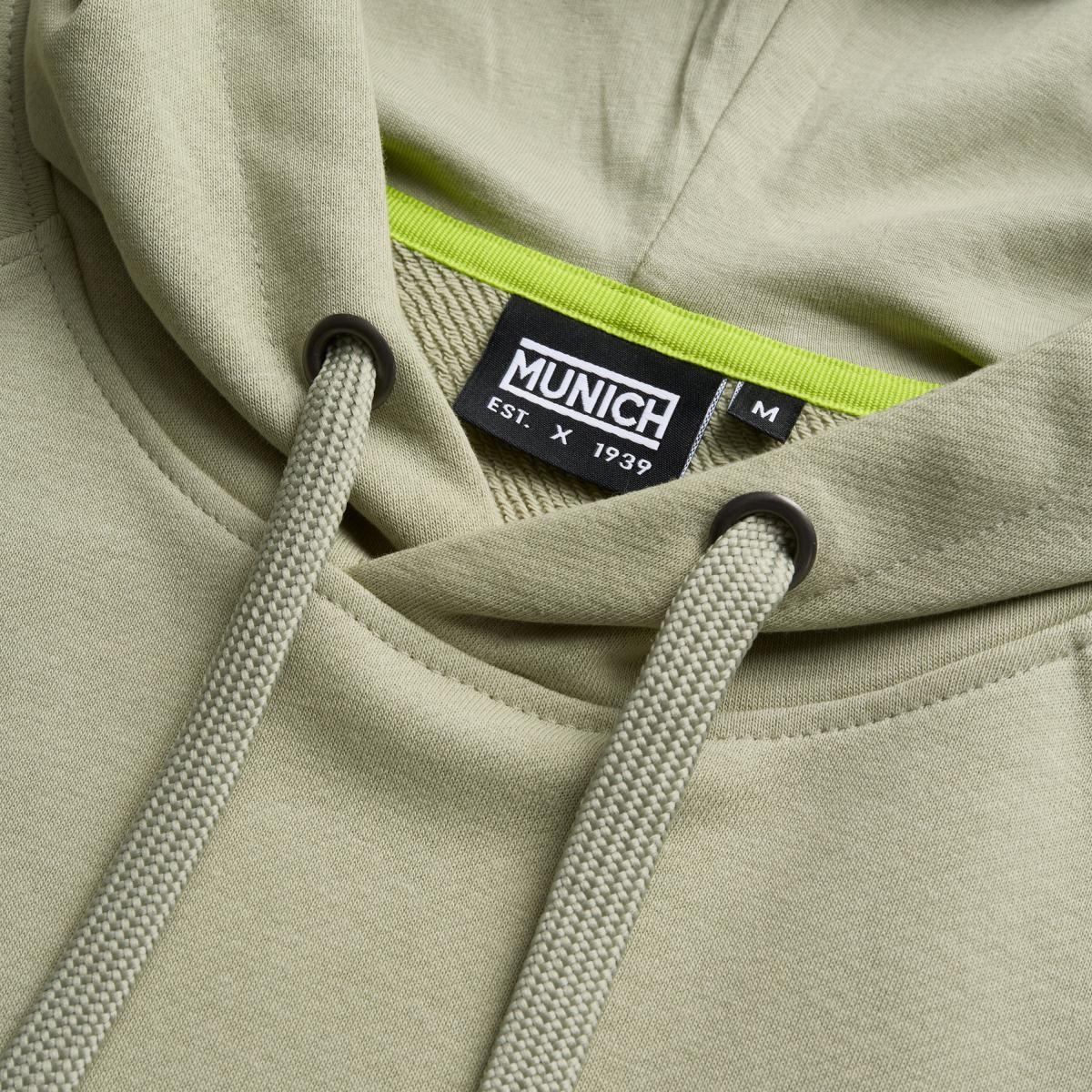 Sudadera de casual de hombre essentials hoodie khaki MUNICH - Caqui Caqui-4