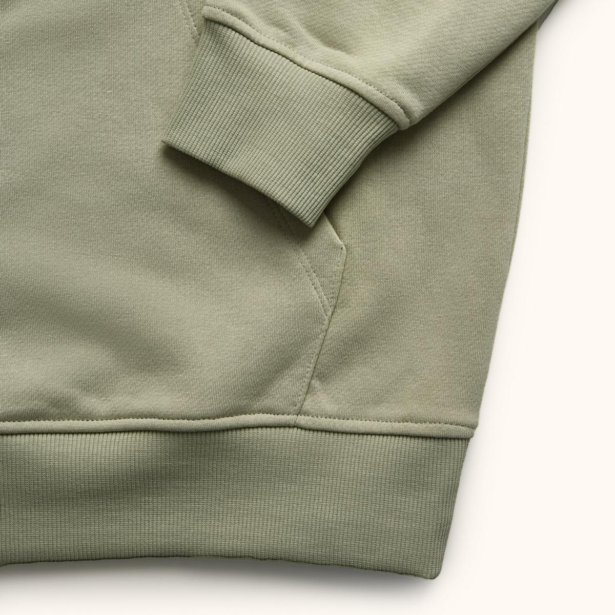 Sudadera de casual de hombre essentials hoodie khaki MUNICH - Caqui Caqui-5