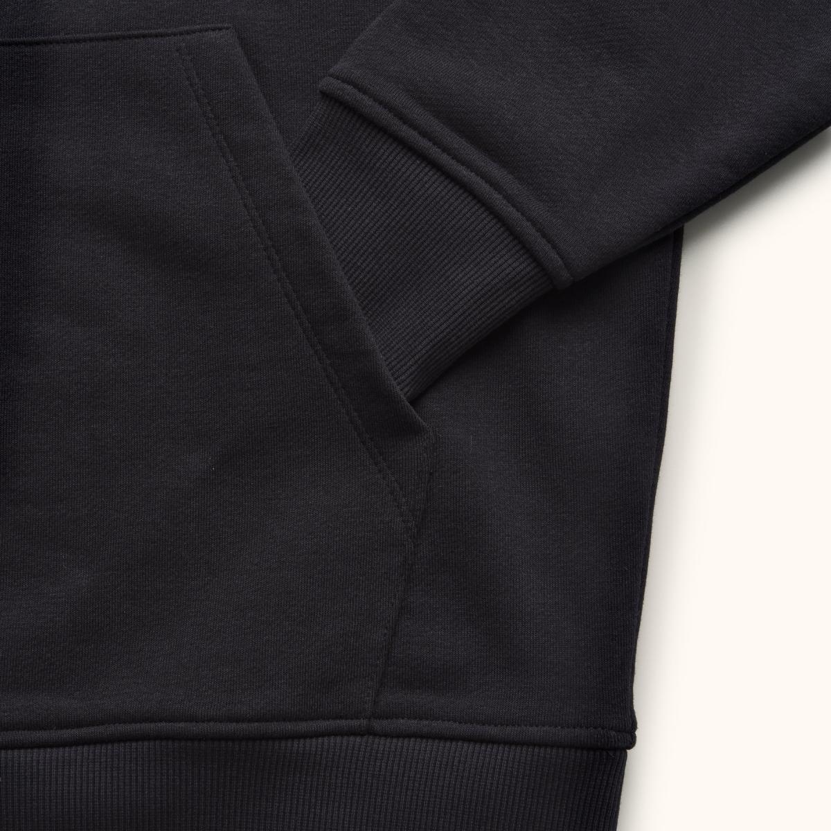 Sudadera de casual de hombre essentials hoodie black MUNICH - Negro Negro-5