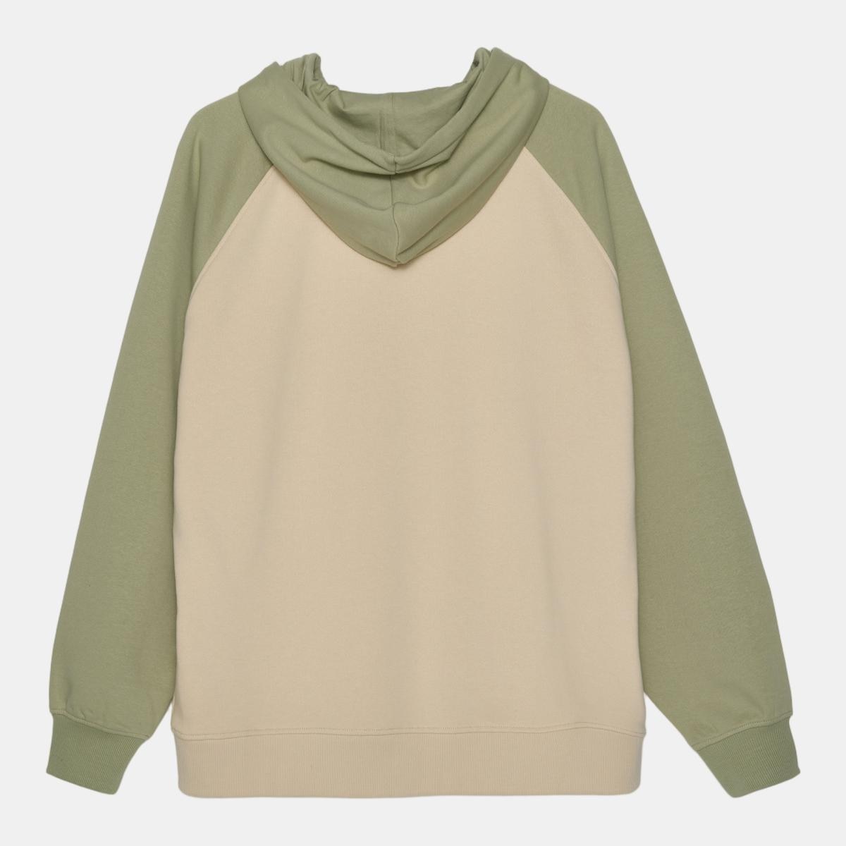 Sudadera de casual de hombre essentials hoodie bicolor green MUNICH - Multicolor Multicolor-2