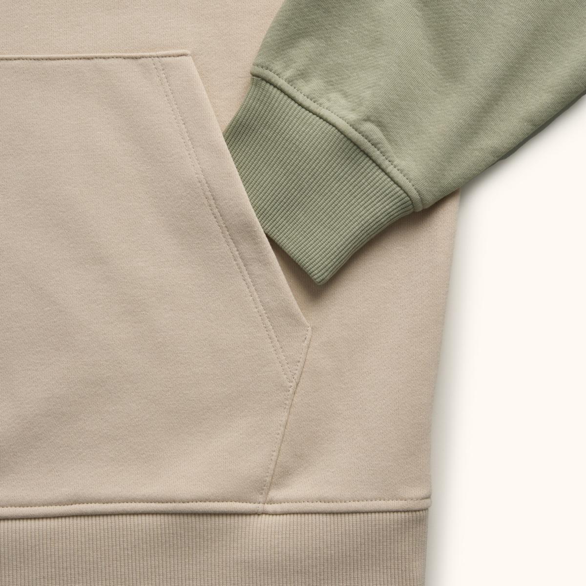 Sudadera de casual de hombre essentials hoodie bicolor green MUNICH - Multicolor Multicolor-5