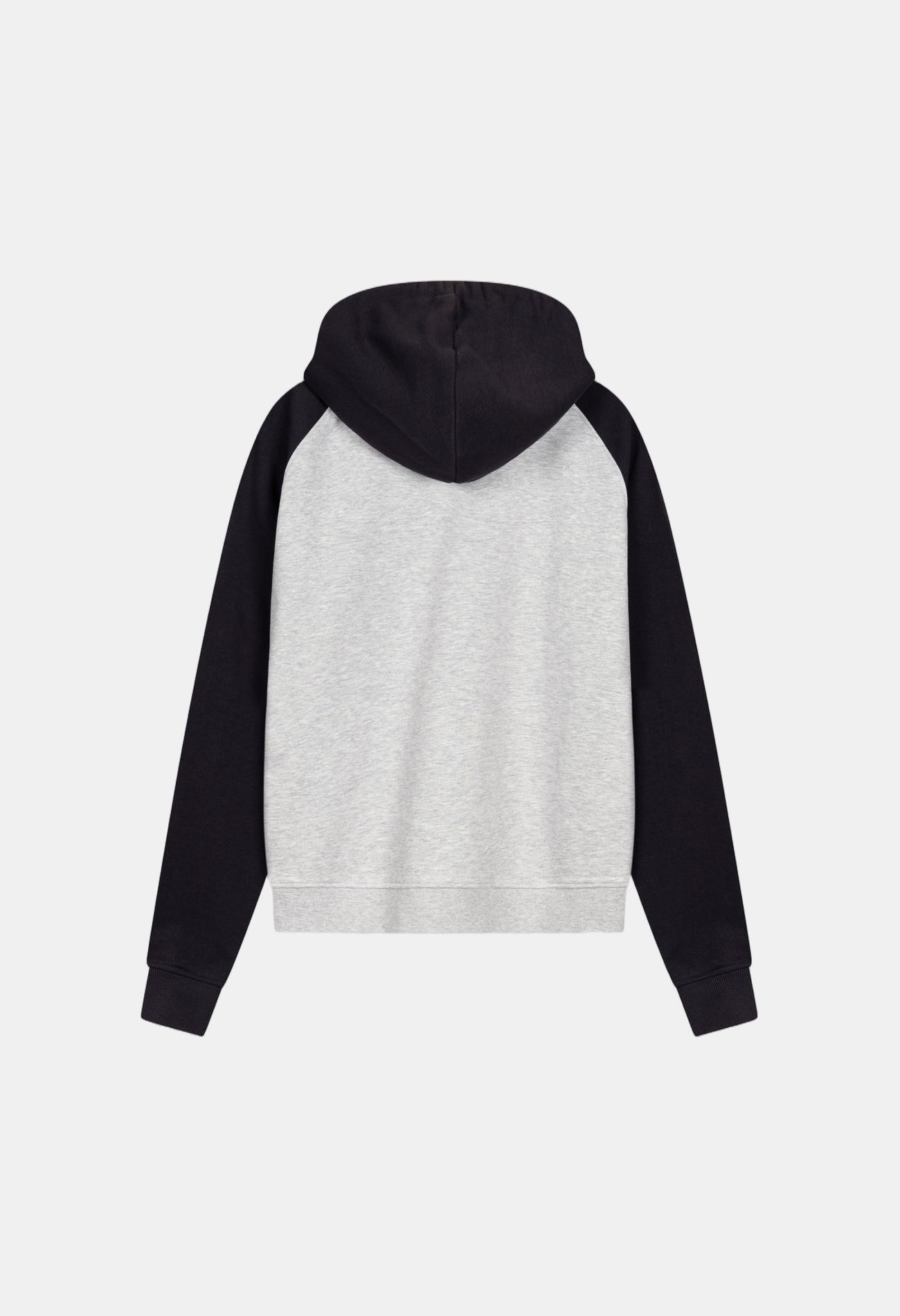 Sudadera de casual de hombre essentials hoodie bicolor black MUNICH - Multicolor Multicolor-3