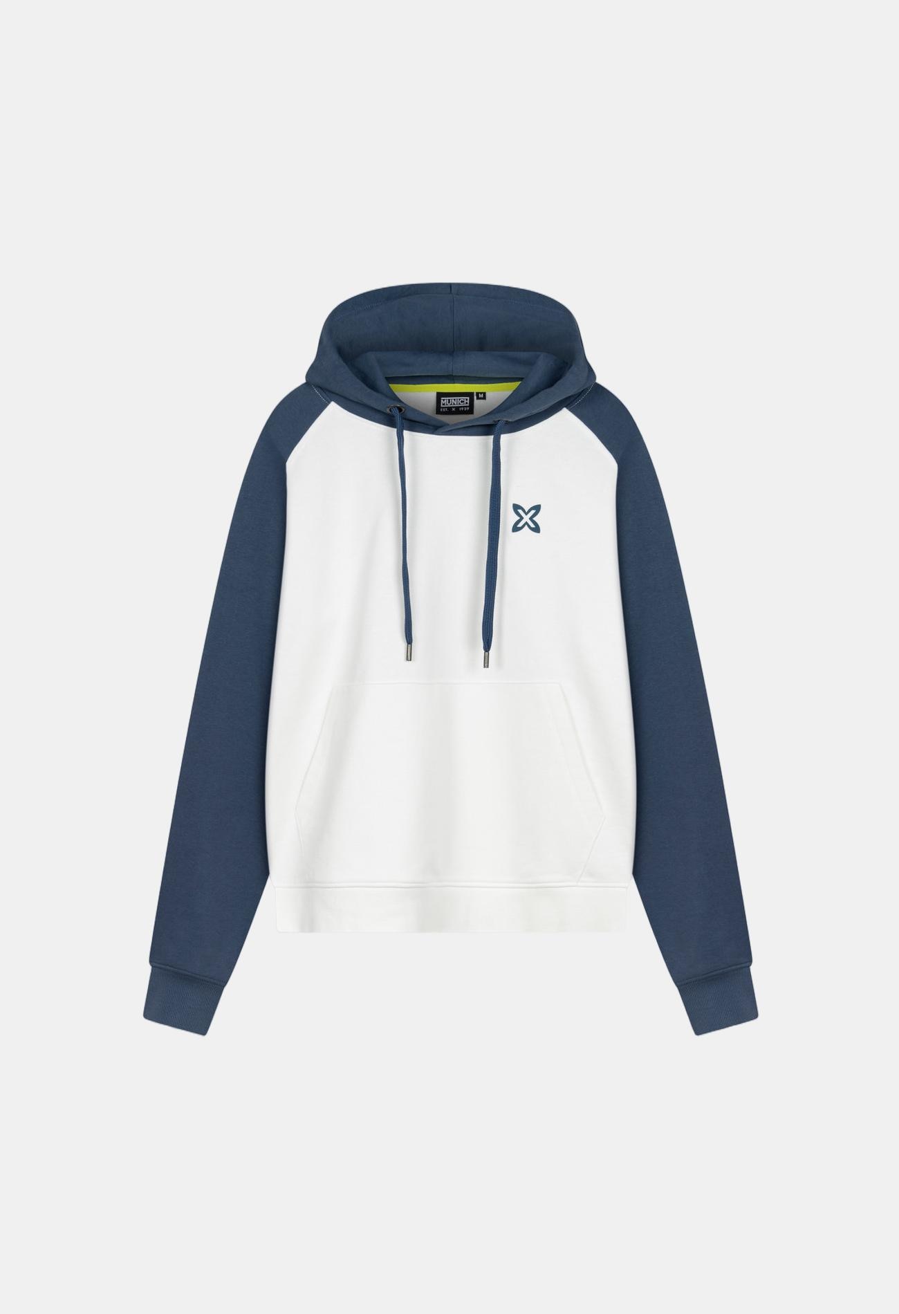 Sudadera de casual de hombre essentials hoodie bicolor navy MUNICH - Multicolor Multicolor-1