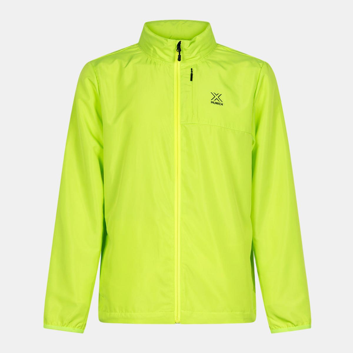 Imagen 0 de Cortavientos de padel de hombre lime MUNICH Amarillo claro