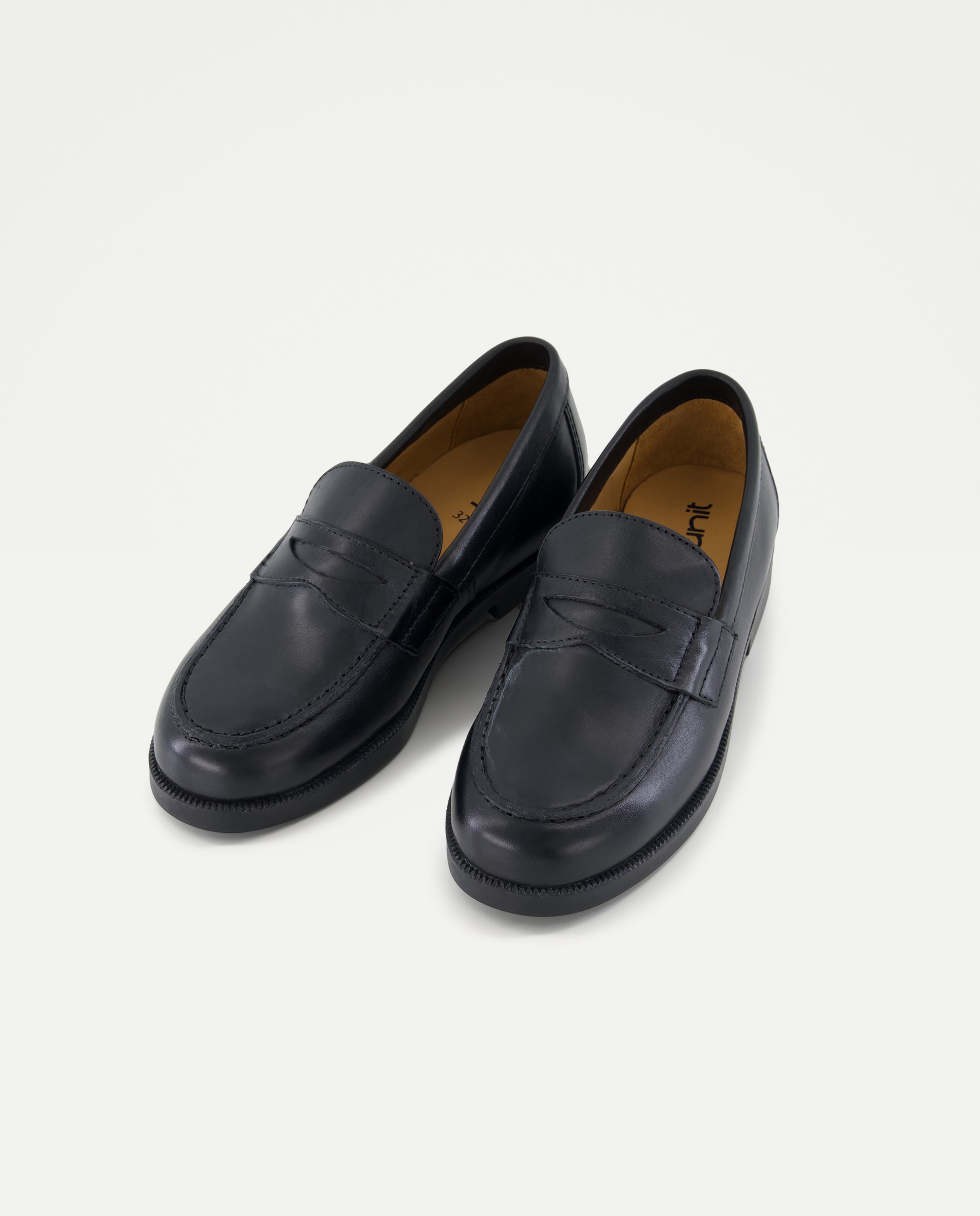 Mocasín de  piel con antifaz Negro-2