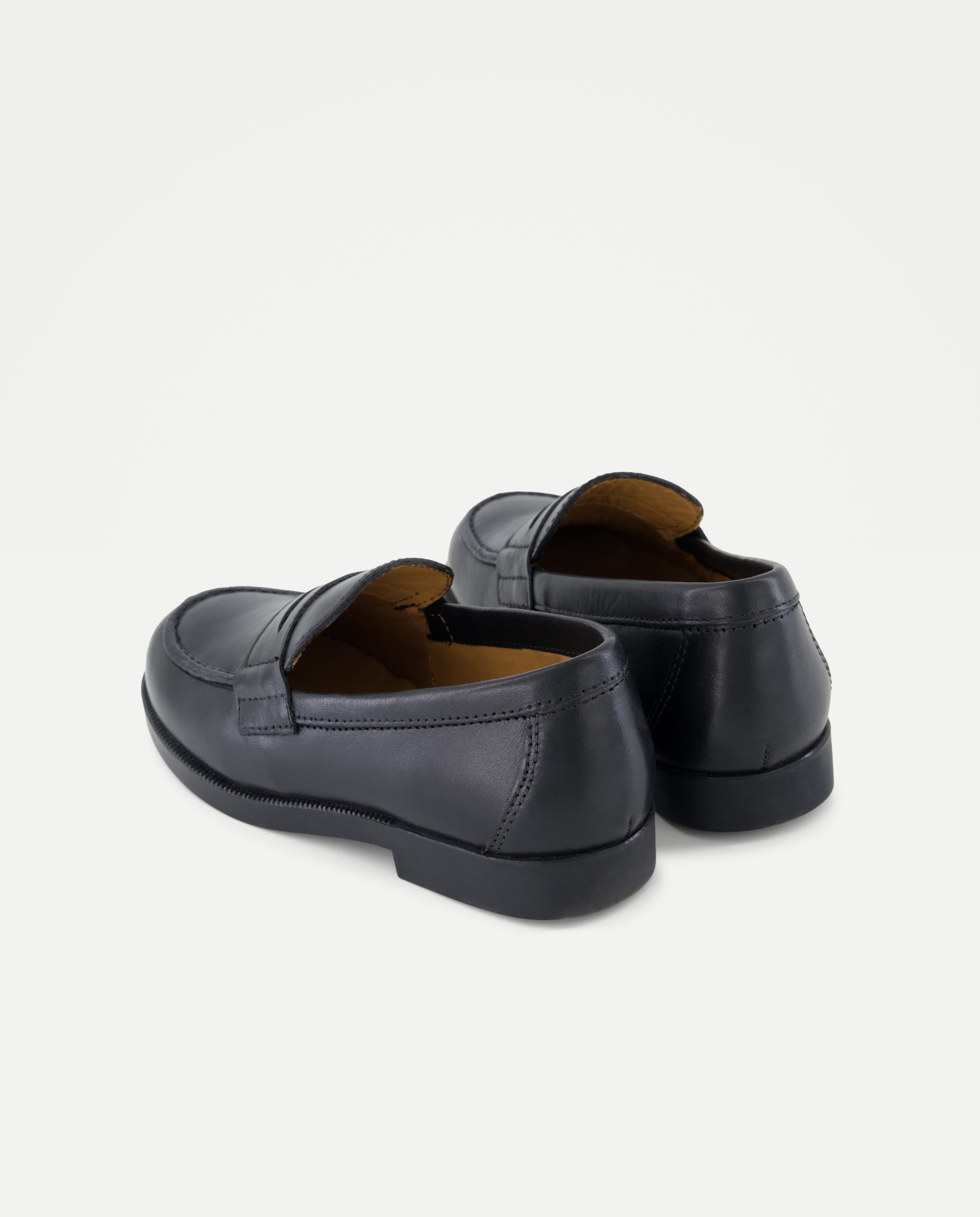Mocasín de  piel con antifaz Negro-3