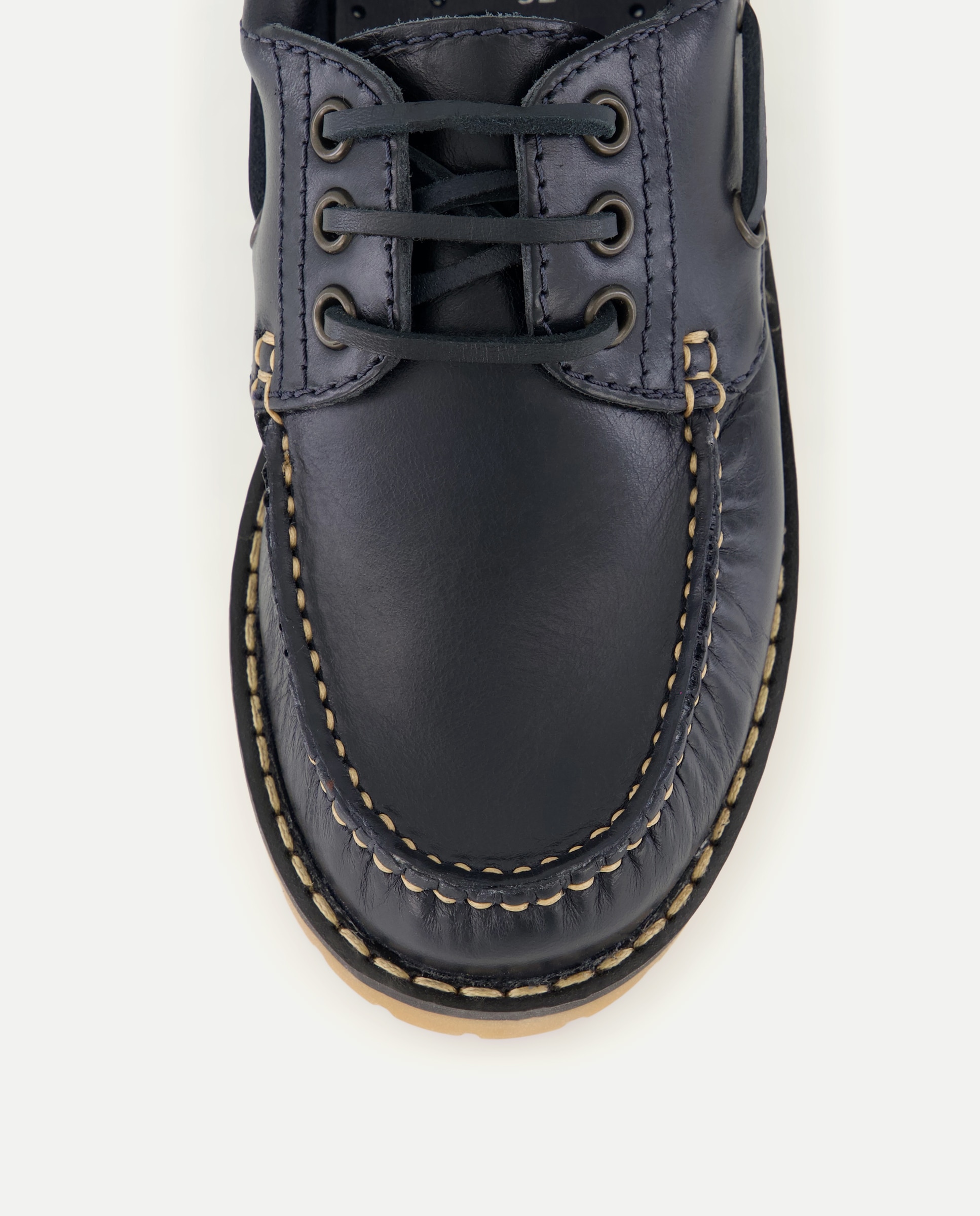 Náutico con cordones Azul marino-5
