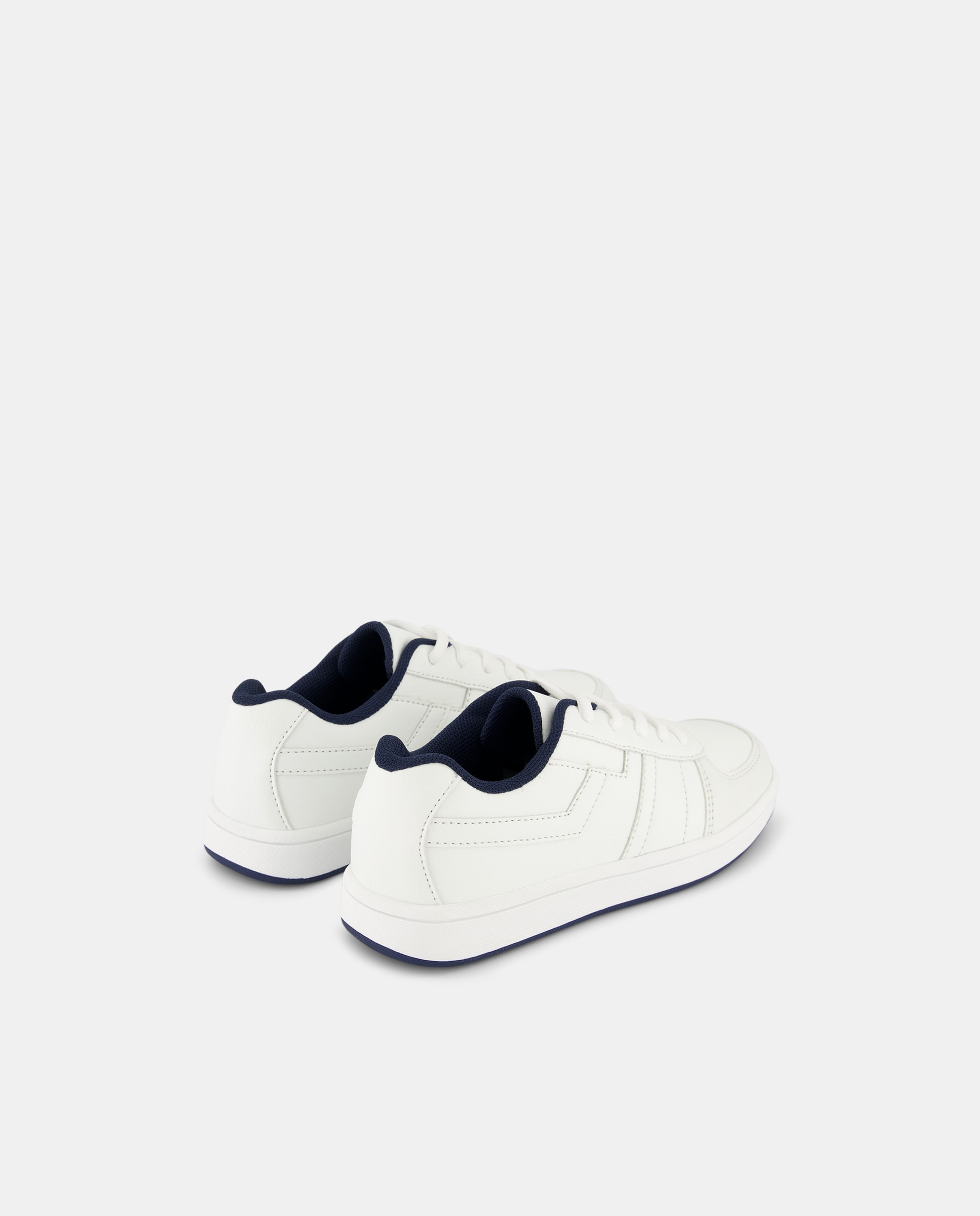 Deportivo de Infantil con cordones puntera Azul marino-3