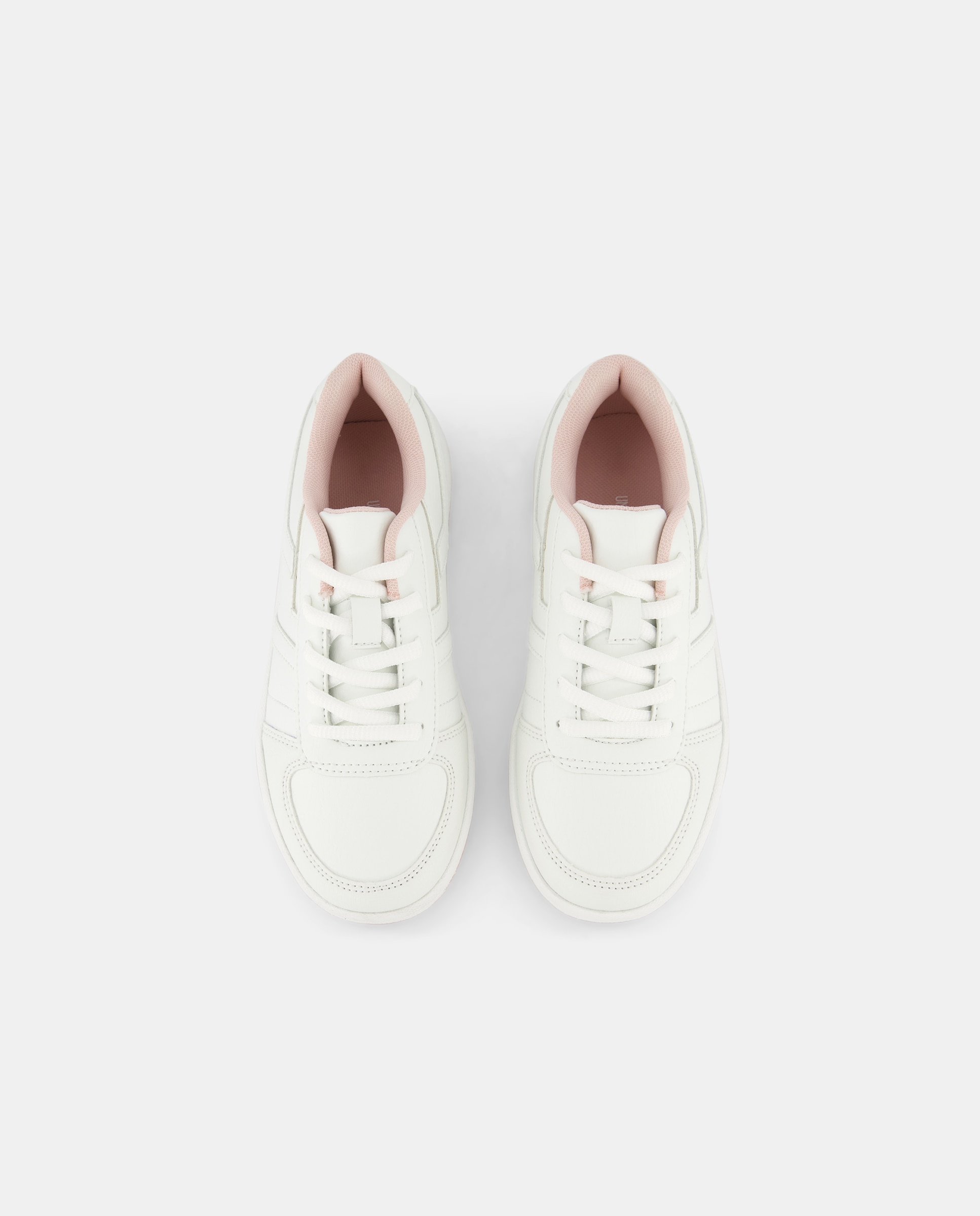 Deportivo de Infantil con cordones puntera Rosa-4