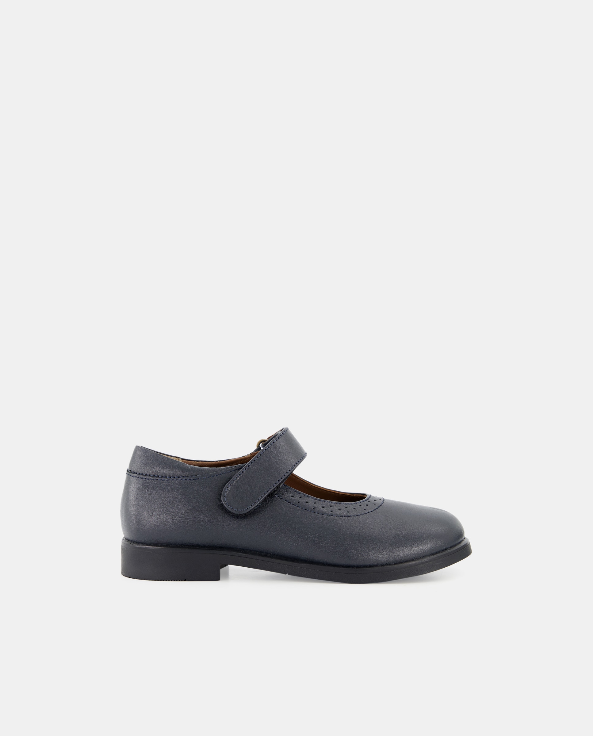Imagen 0 de Merceditas de piel con velcro 31-39