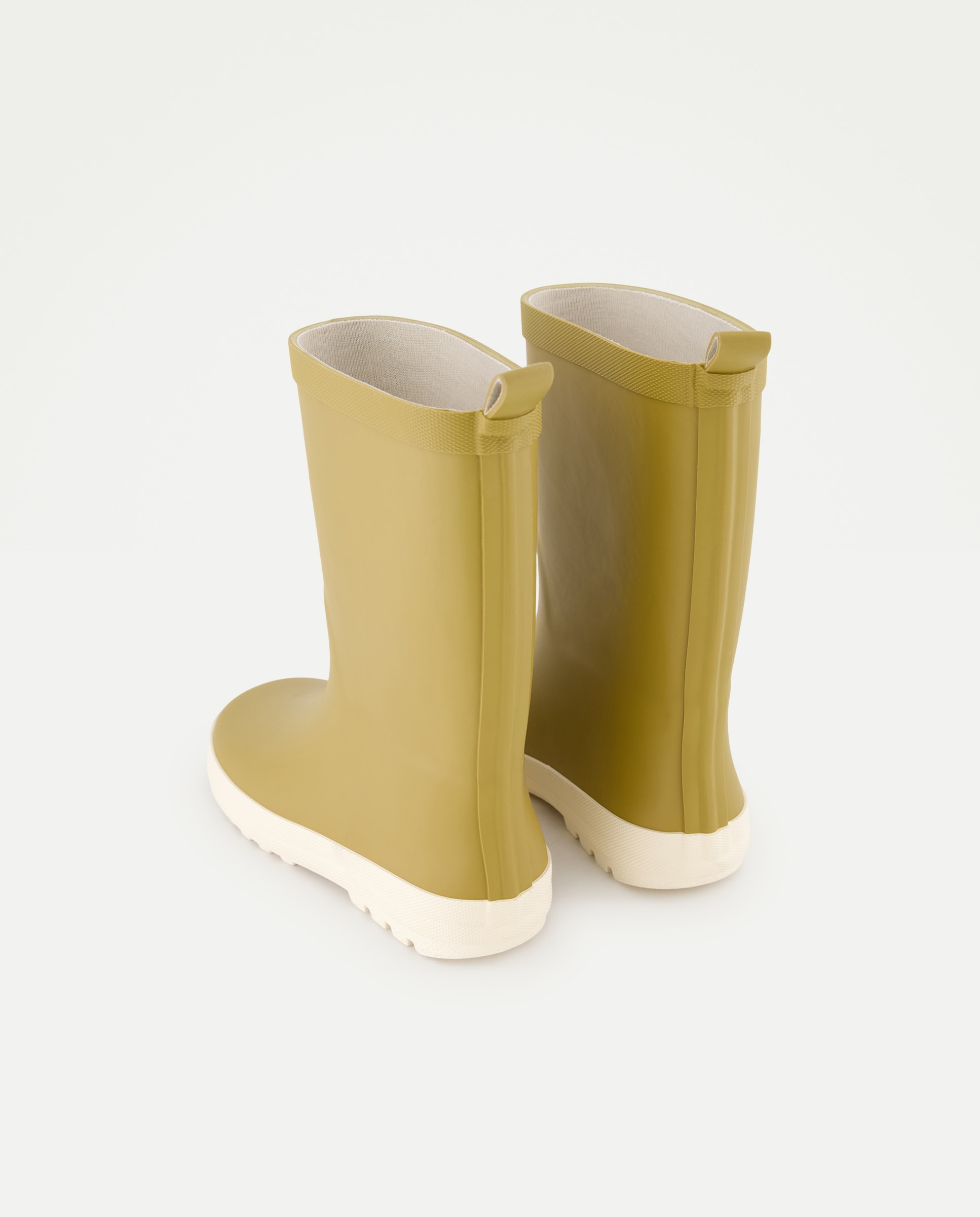 Bota de agua infantil básica Mostaza-3