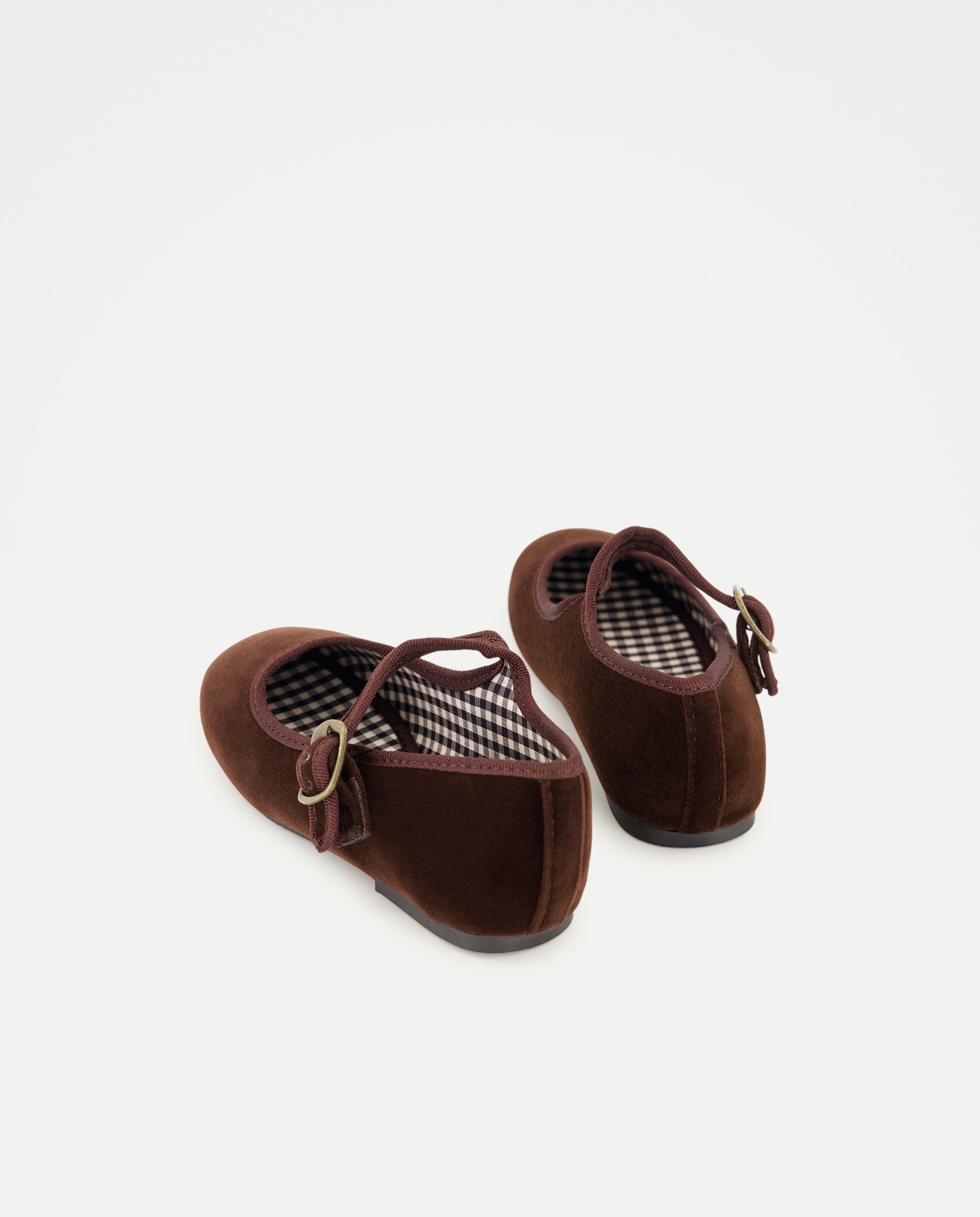 Merceditas bebé terciopelo Chocolate-3