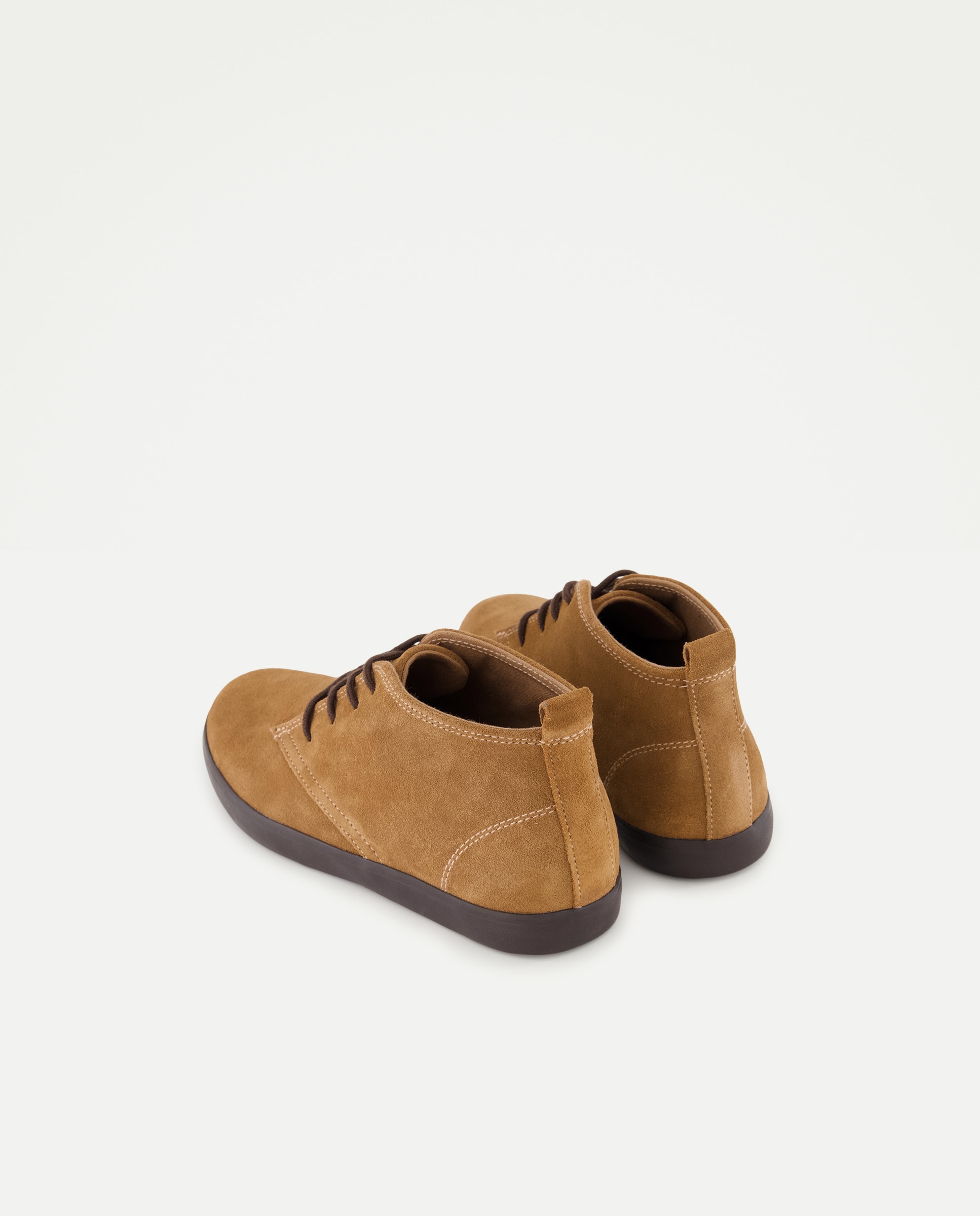 Botín infantil de piel con cordones 730 Camel-3