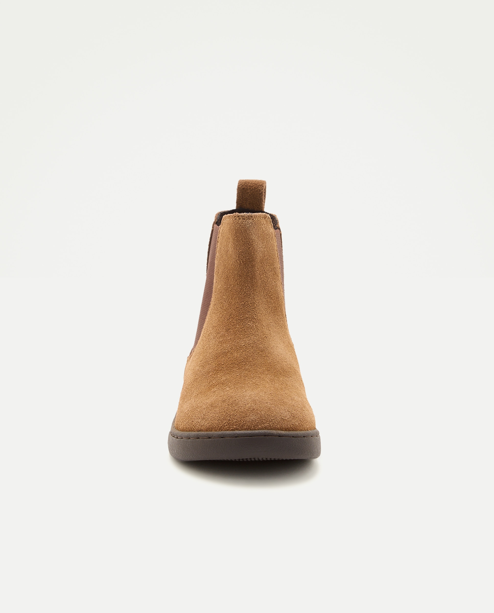Botín infantil chelsea de piel 730 Camel-4