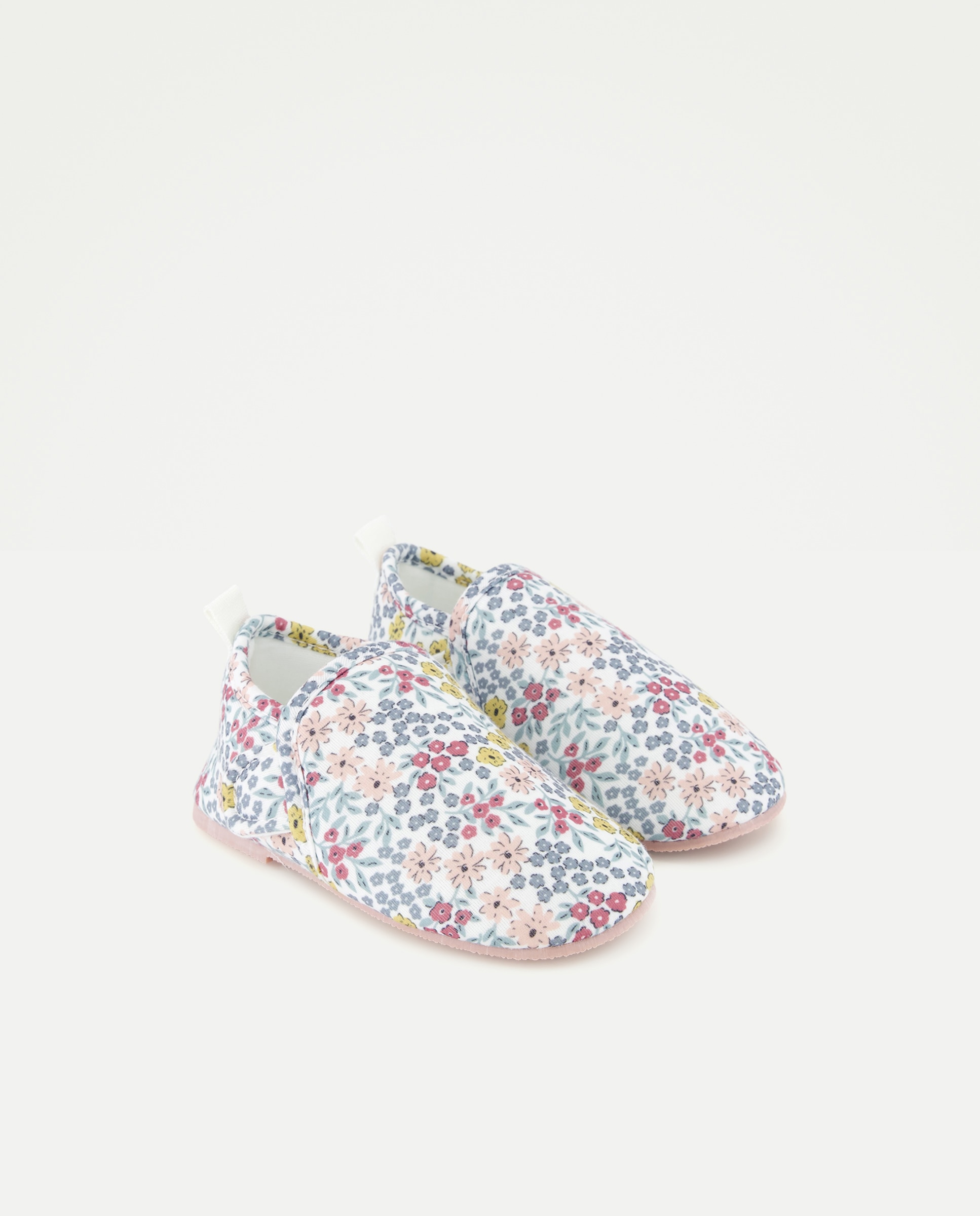 Zapatilla bebés estampada Blanco roto-2