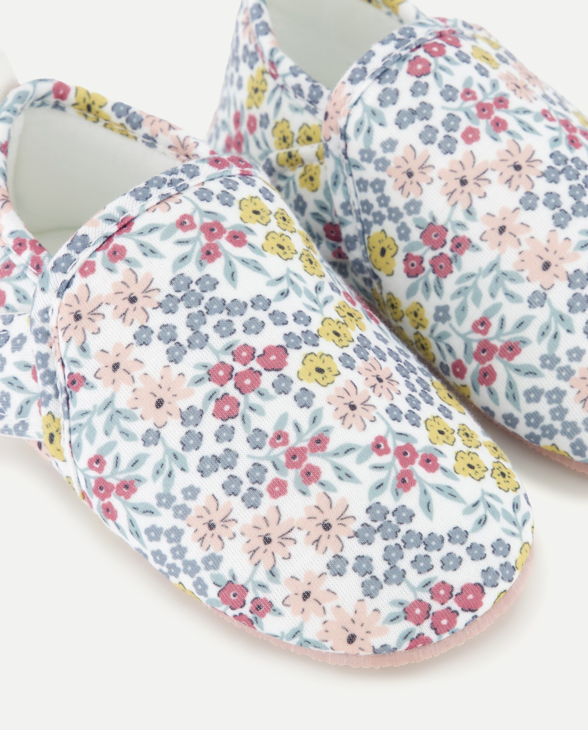 Zapatilla bebés estampada Blanco roto-5