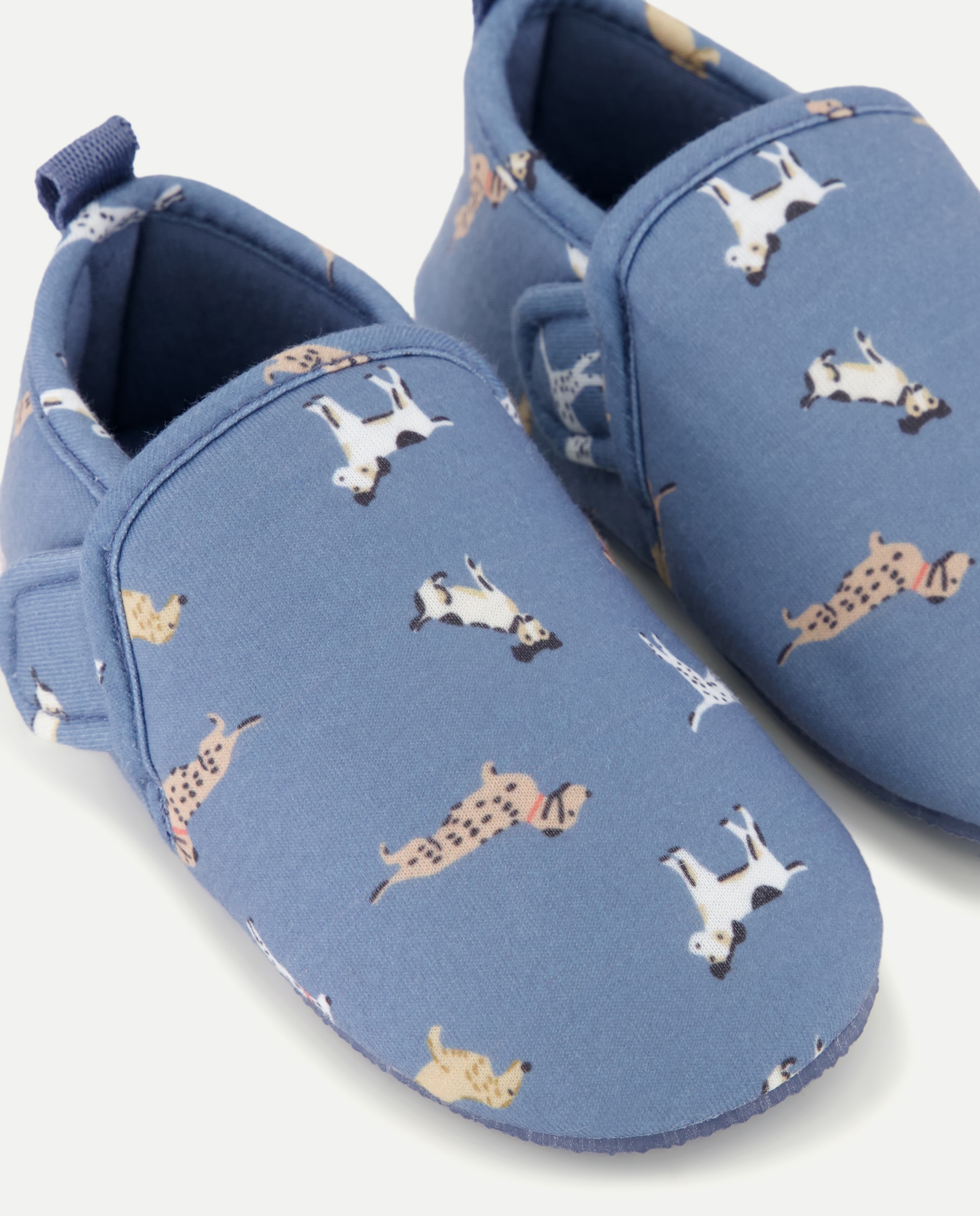 Zapatilla bebés estampada 440 Azulón-5