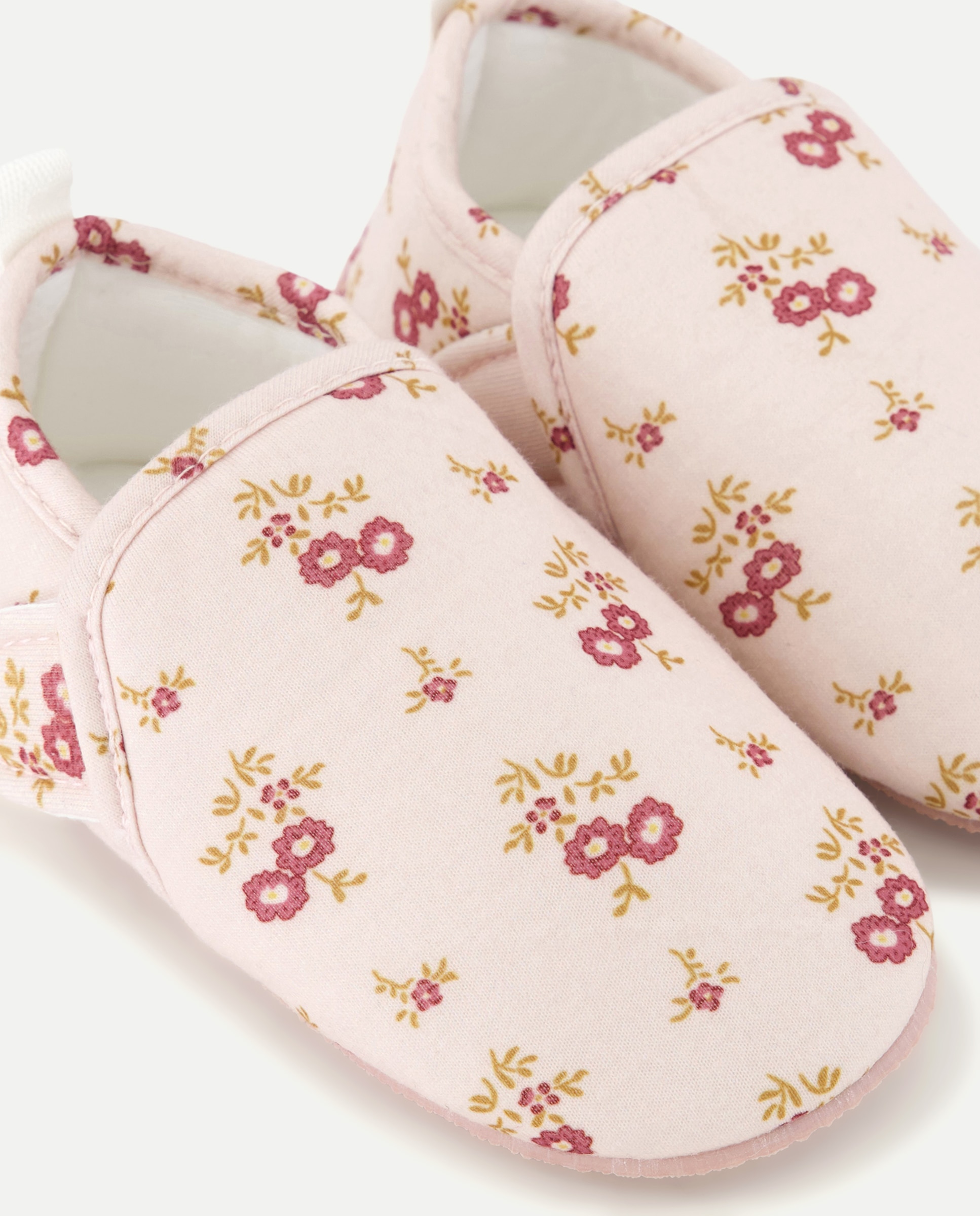 Zapatilla bebés estampada 200 Rosa-5