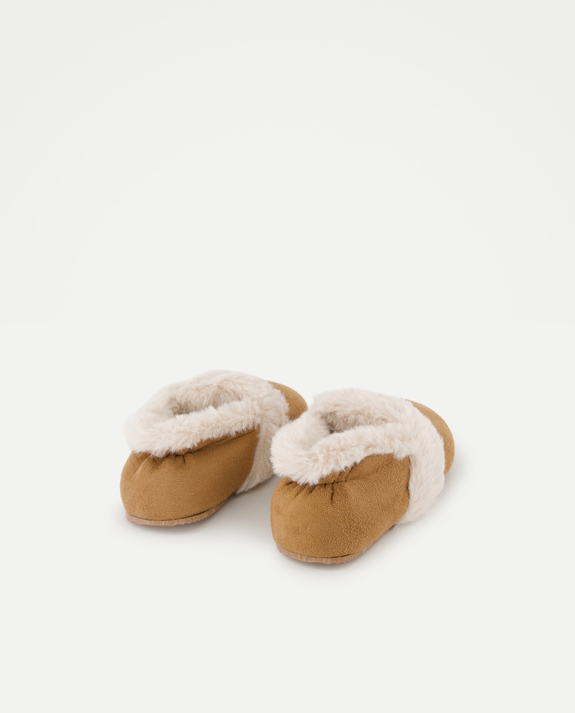 Zapatilla bebés forrada pelito 730 Camel-3