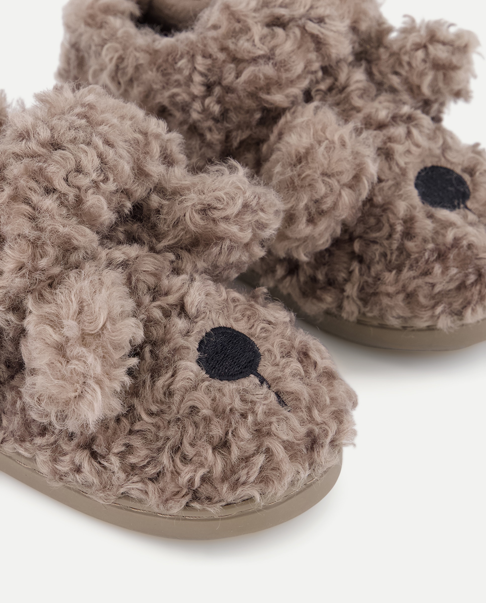 Zapatilla bebés bota animal 820 Gris medio-5