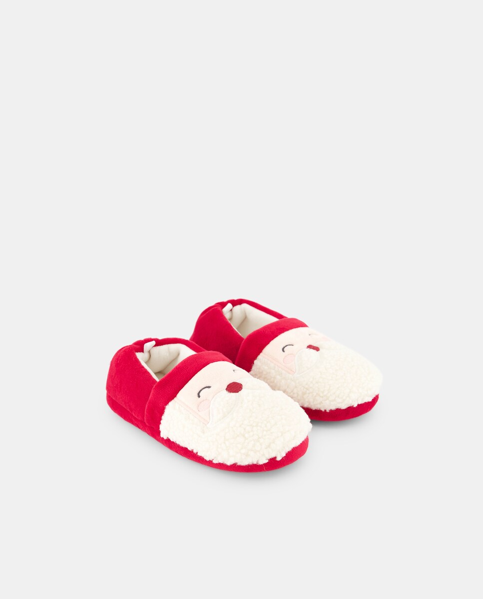 Zapatilla infantil navidad 600 Rojo-2