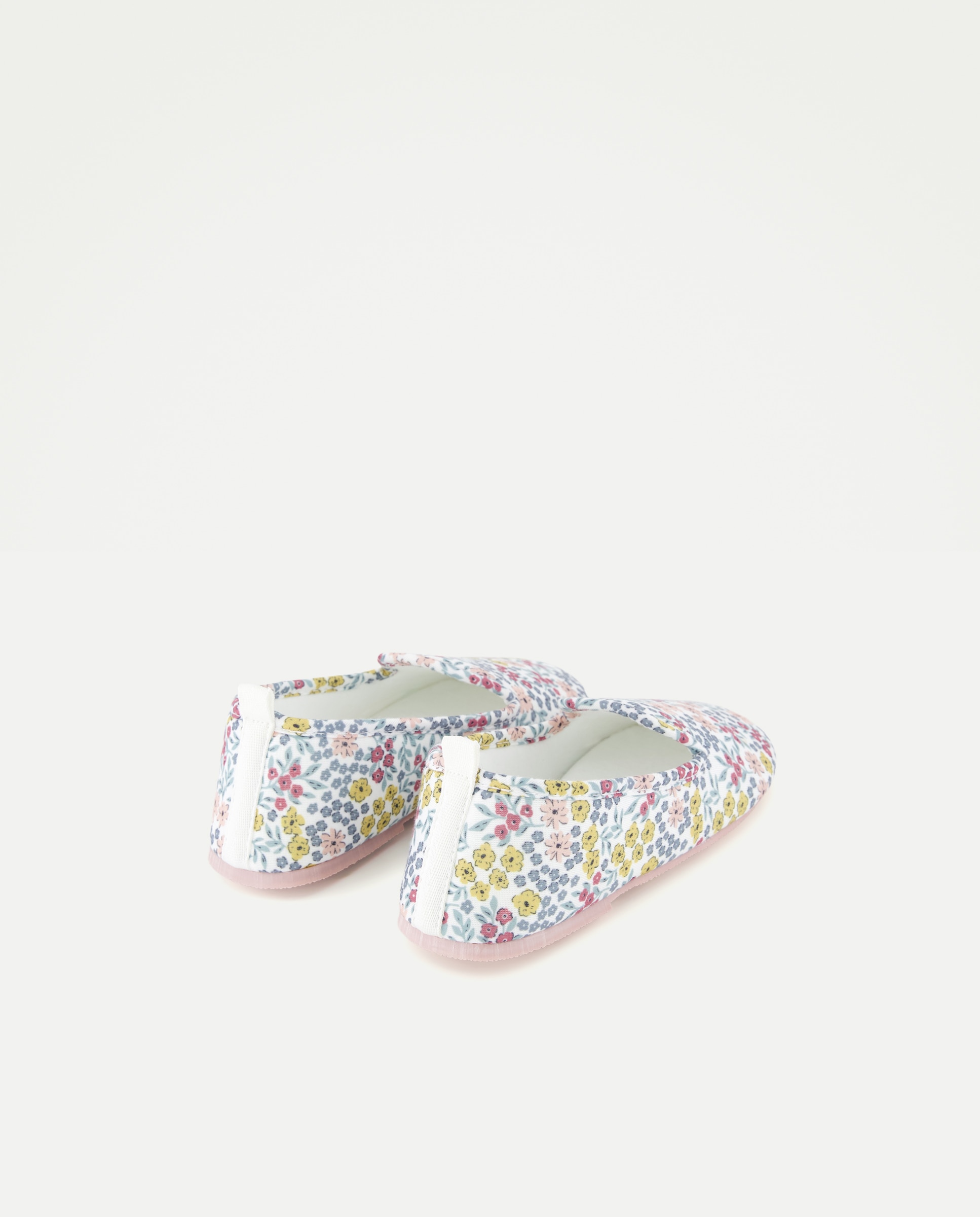 Zapatilla infantil estampada Blanco roto-3