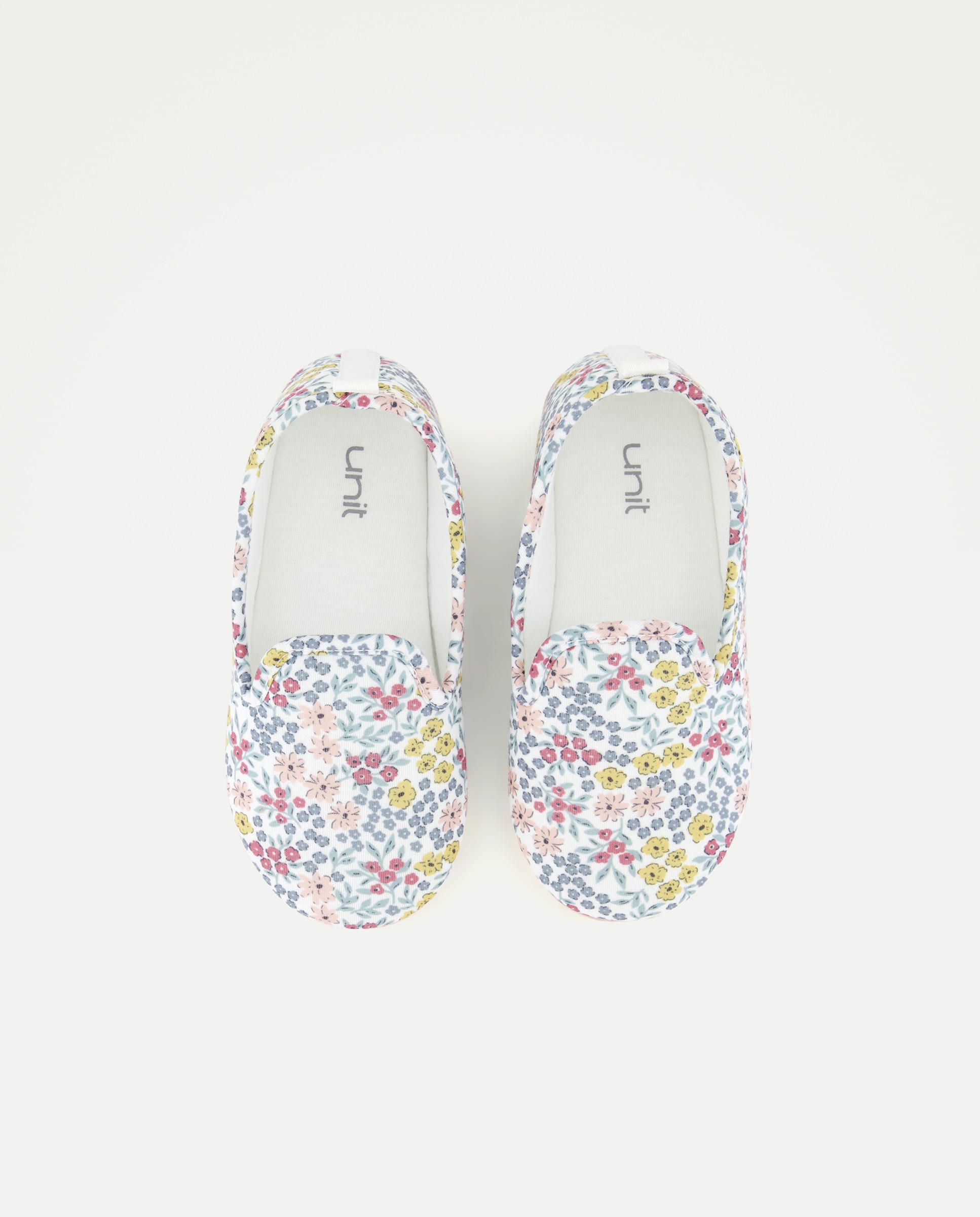 Zapatilla infantil estampada Blanco roto-4