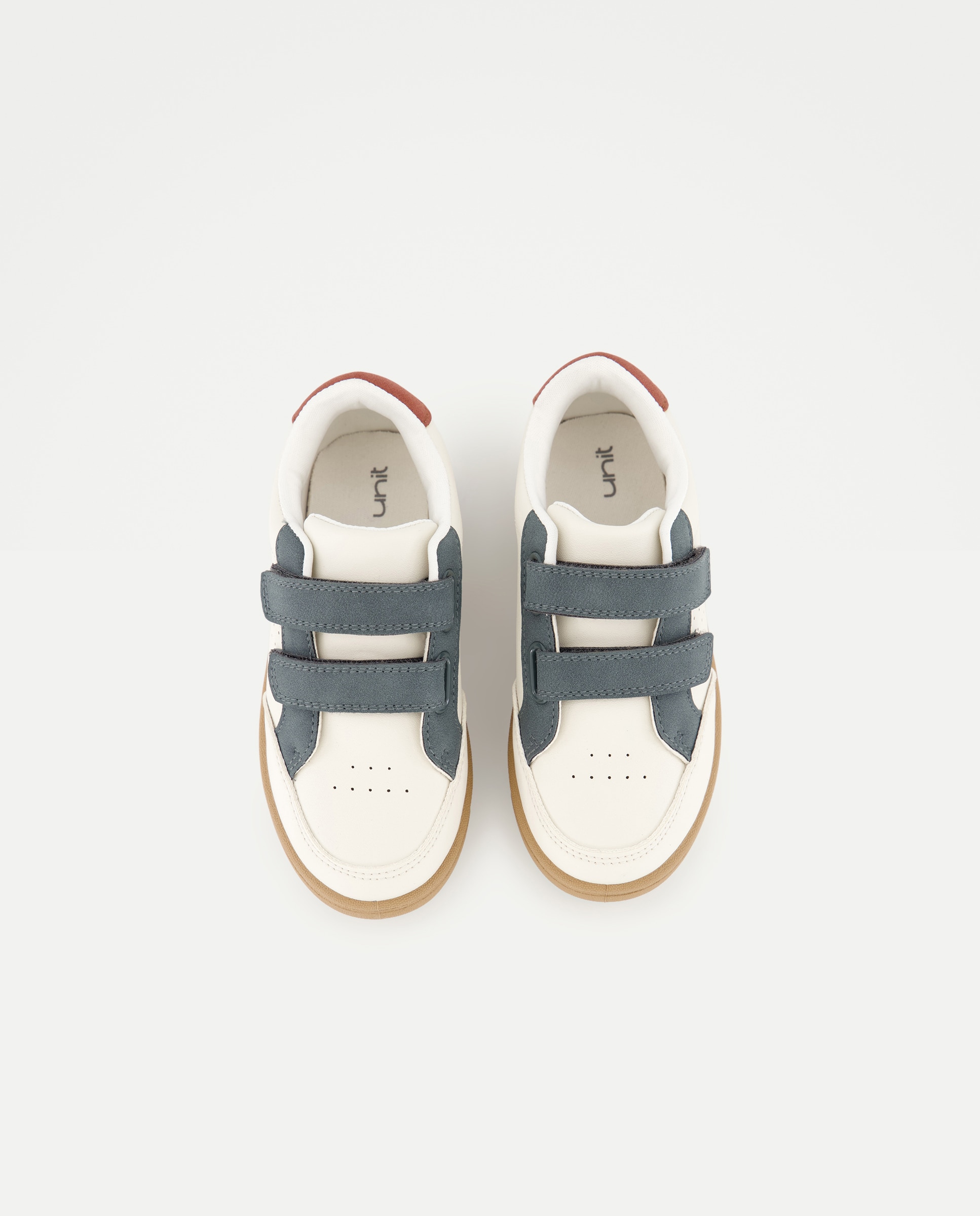 Deportivo bebés velcro con banda color 530 Verde oscuro-4