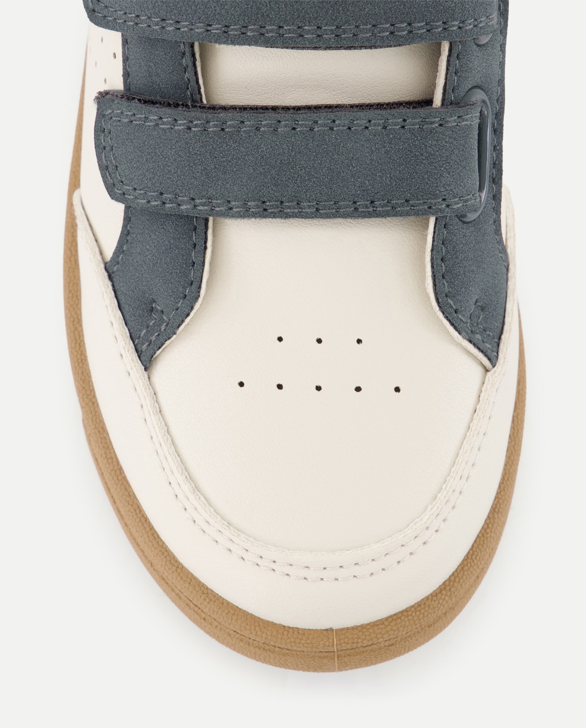 Deportivo bebés velcro con banda color 530 Verde oscuro-5