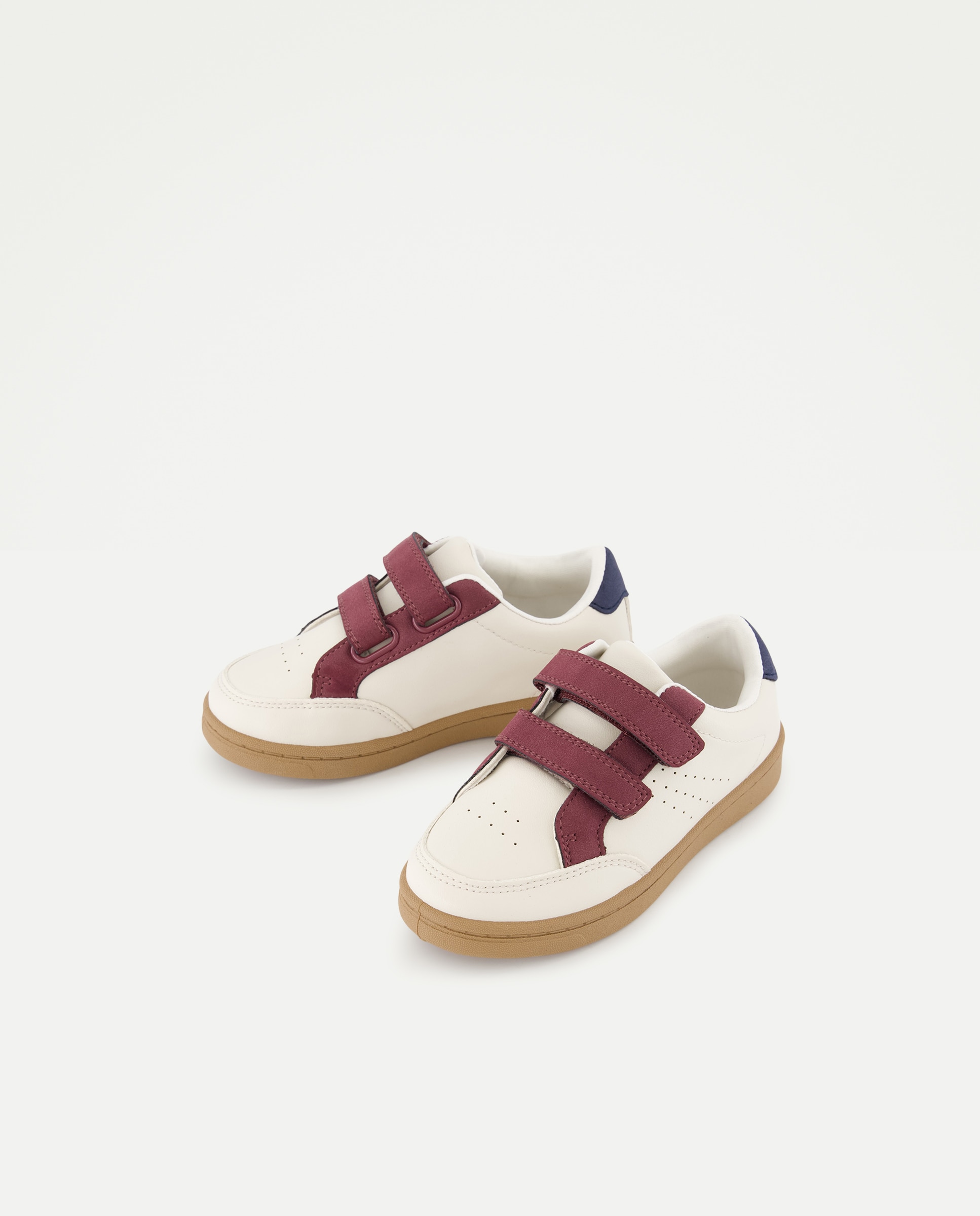 Deportivo bebés velcro con banda color 770 Terracota-2
